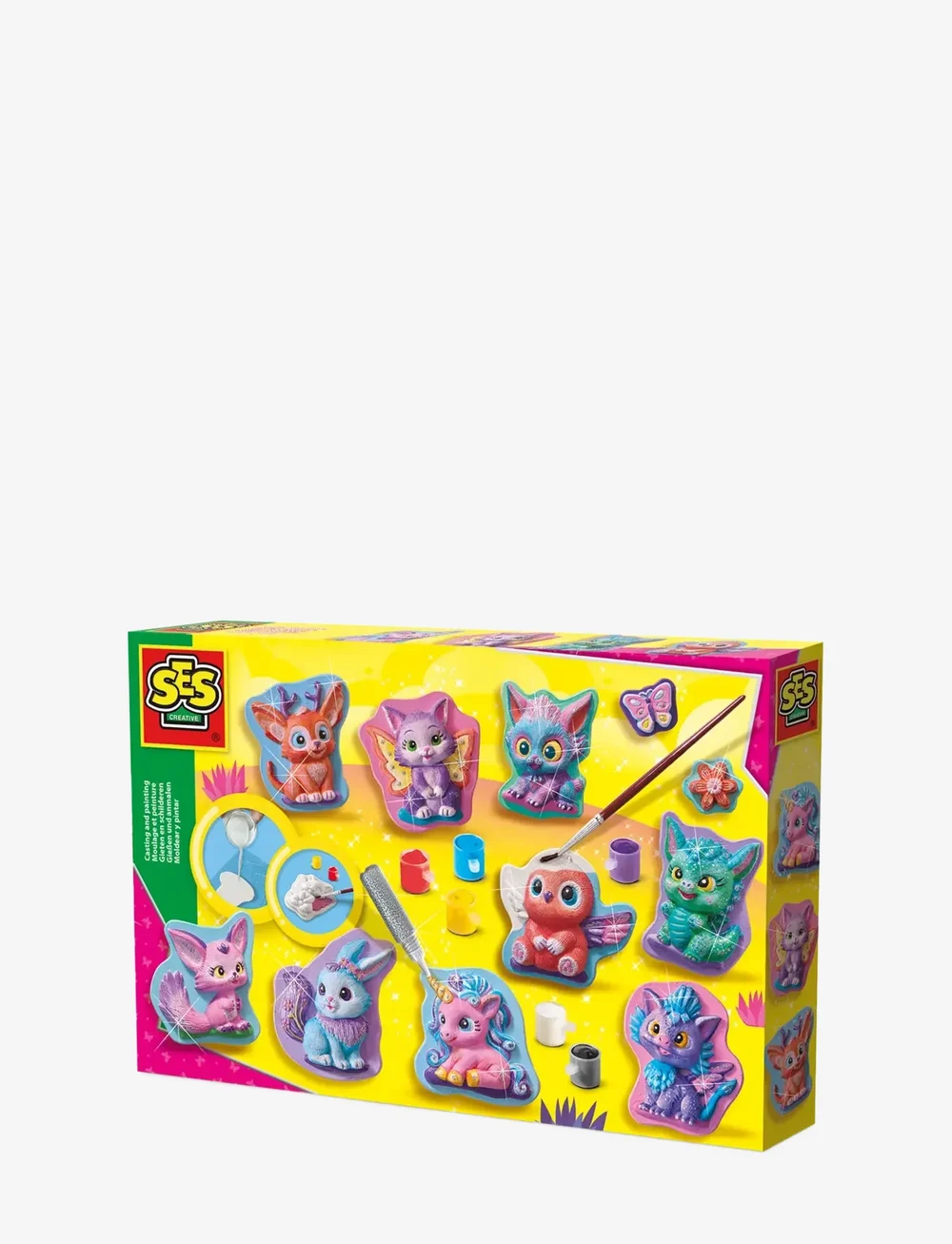 SES Creative - Casting & Painting - Fantasy Figures - käsitöökomplekt - multi - 1