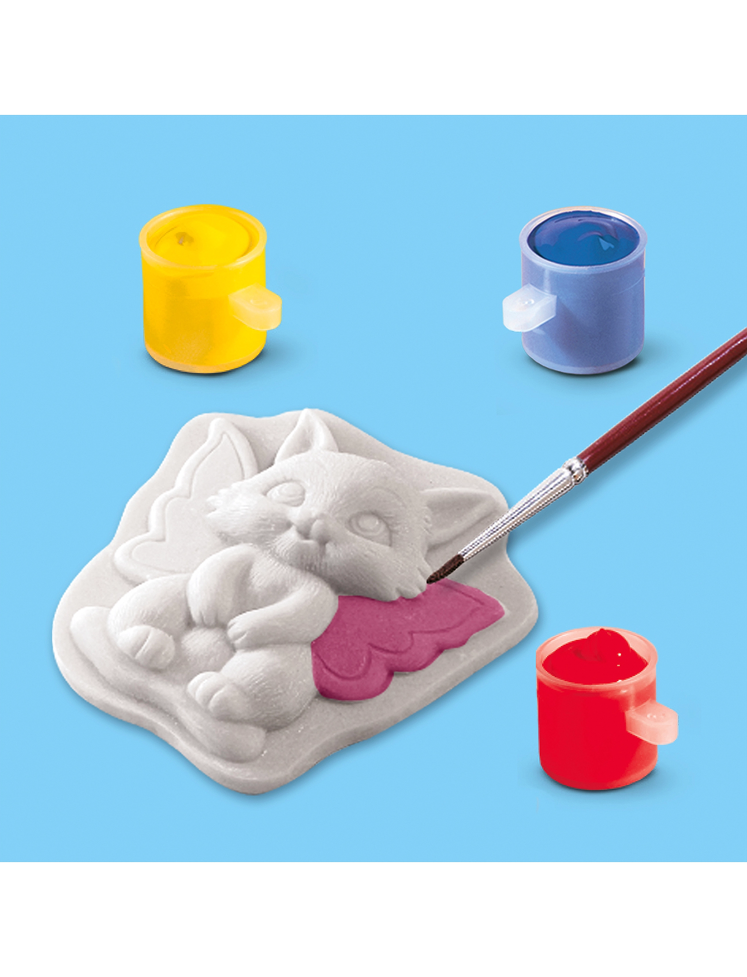SES Creative Casting & Painting Fantasy Figures, One Size, Craft, Mehrfarbig/gemustert - Craft Sets, Kinder
