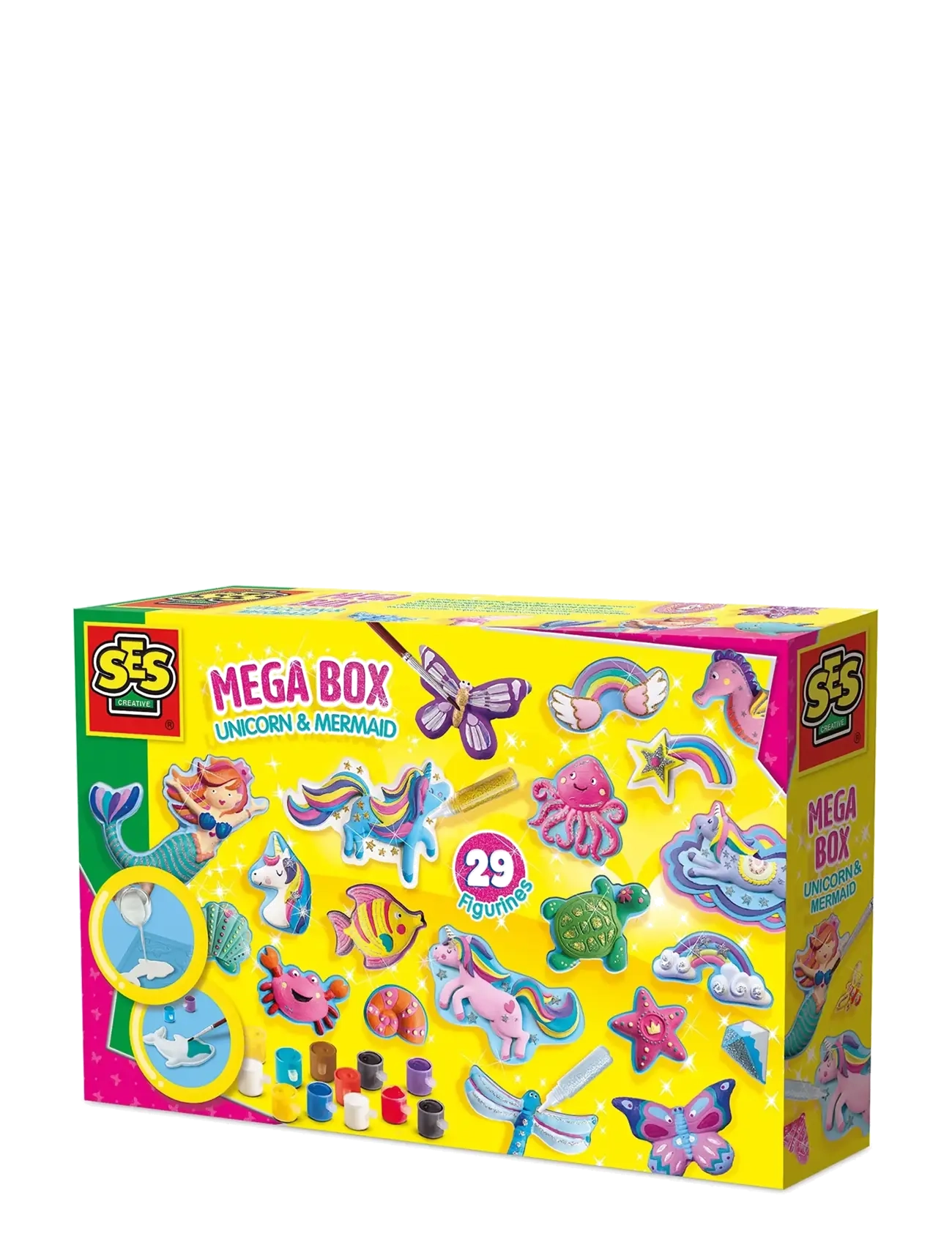 SES Creative Casting & Painting - Mega Box - Unicorn and Mermaid - Drawing & Crafts - MULTI / multi