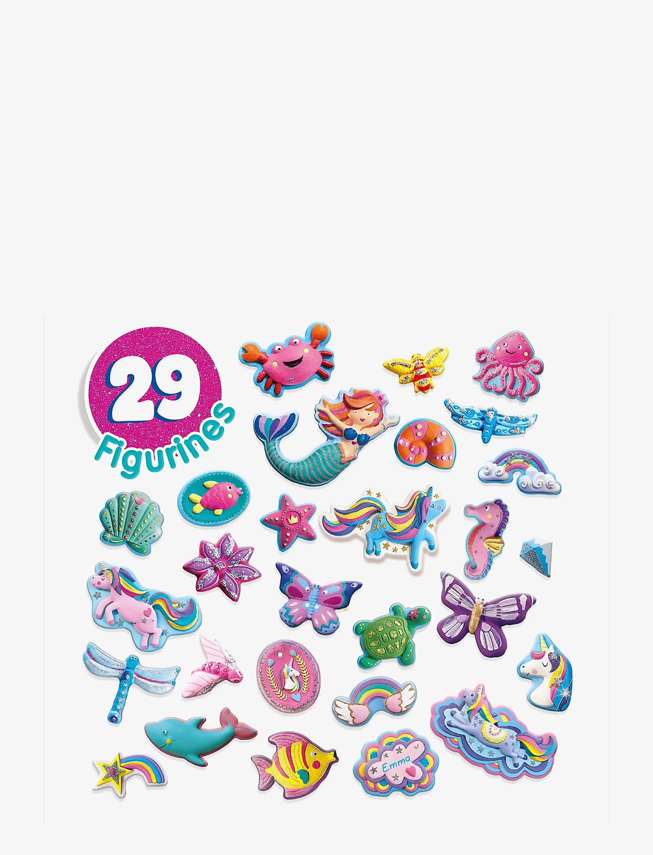 SES Creative - Casting & Painting - Mega Box - Unicorn and Mermaid - craft sets - multi - 2