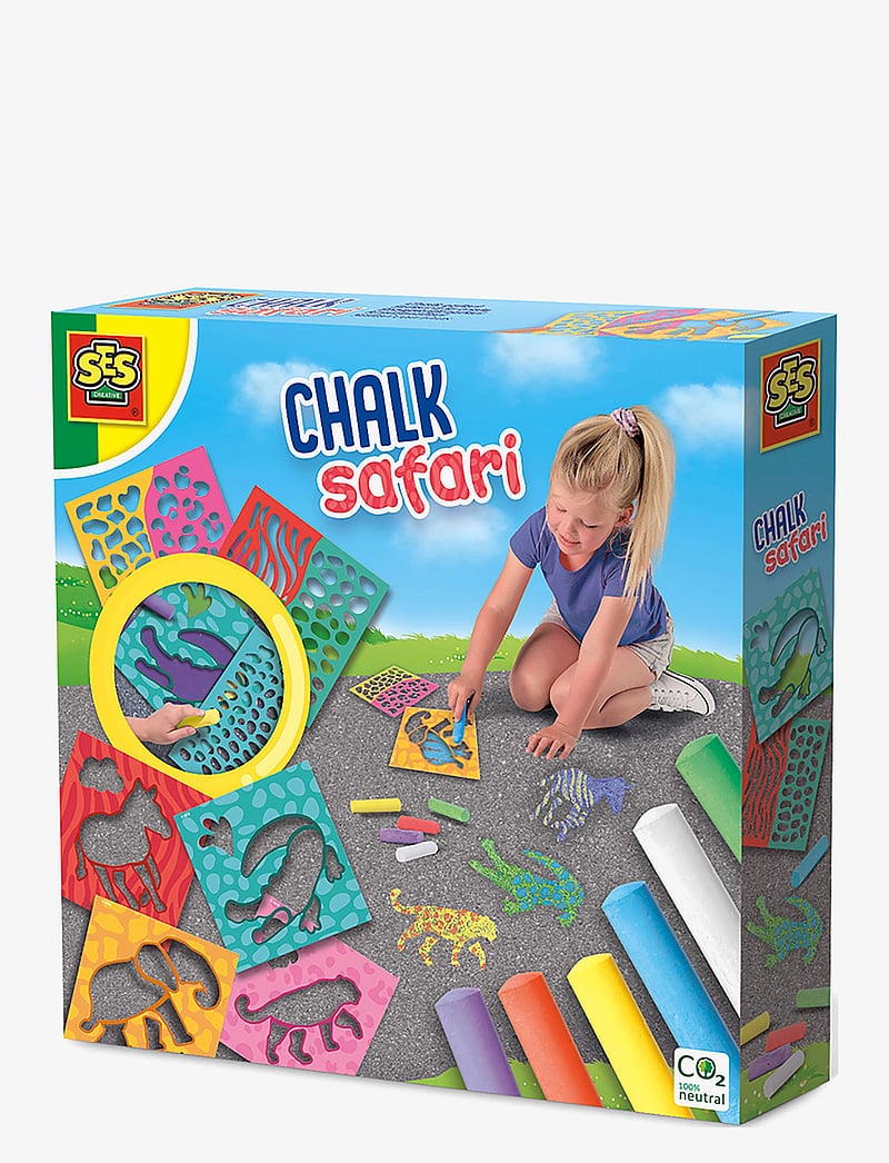 SES Creative - Playground Chalks - Safari - outdoor spiele & sport - multi - 0