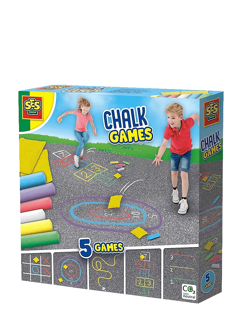 SES Creative - Playground Chalk Games - multi - 0