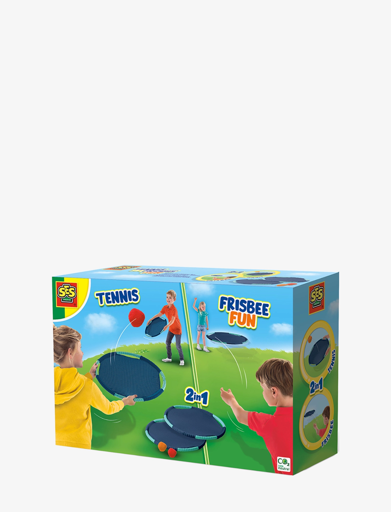 SES Creative Tennis And Frisbee Fun, One Size, Blue, Outdoor Legetøj > Outdoor Games & Sport, Børn