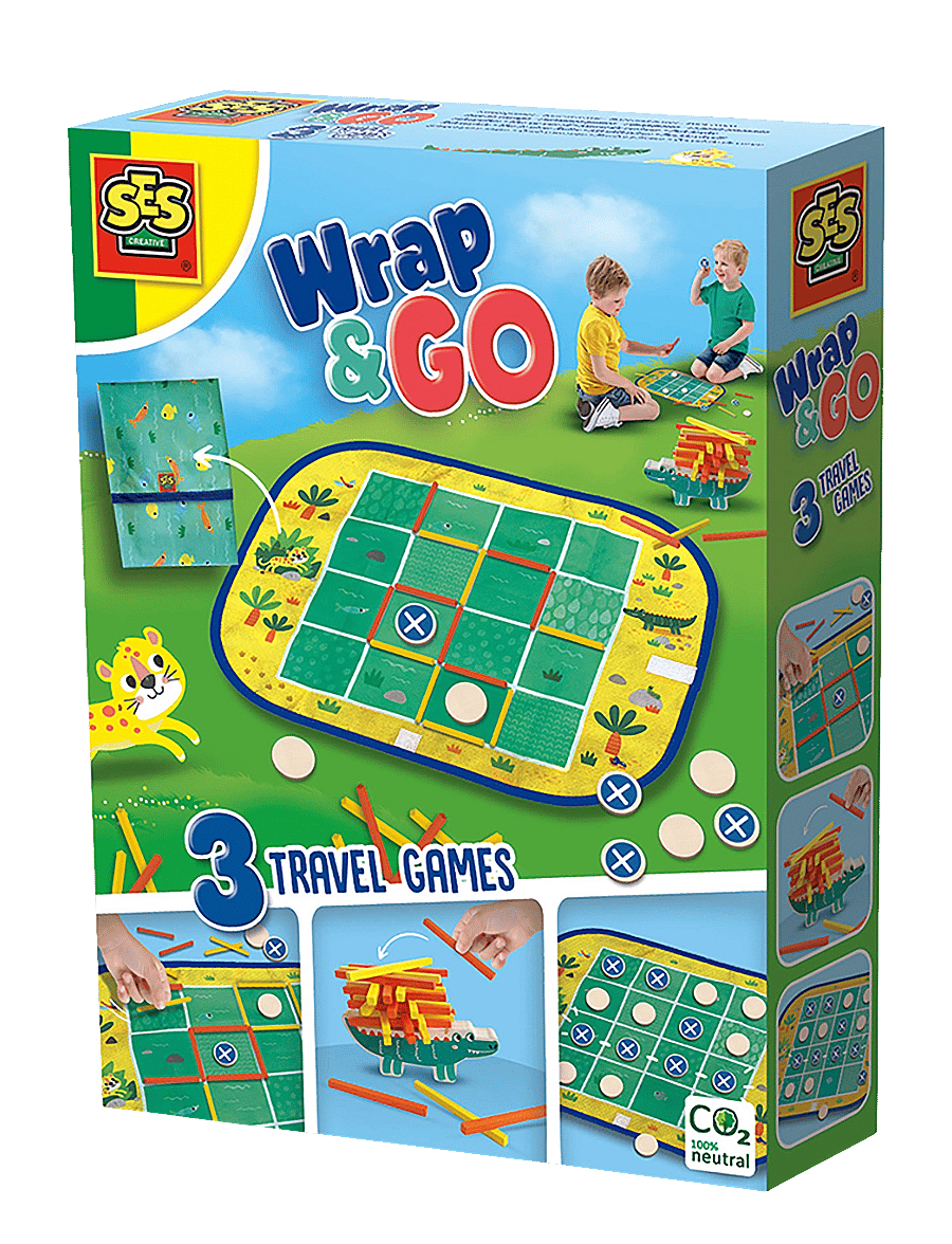 SES Creative - Game - Wrap & Go Connect Four Travel Bag - outdoor spiele & sport - multi - 0