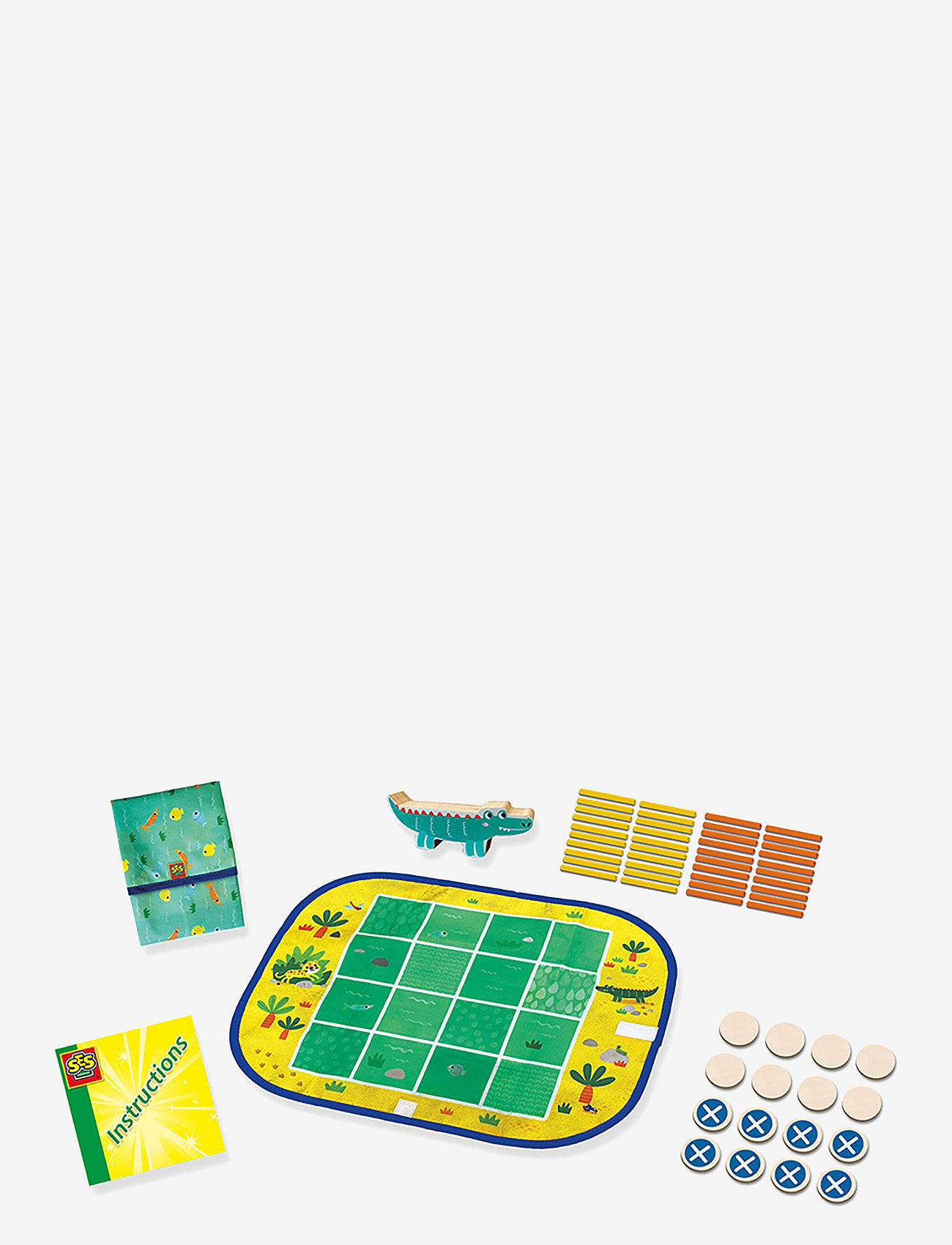 SES Creative - Game - Wrap & Go Connect Four Travel Bag - Õuemängud ja sport - multi - 1