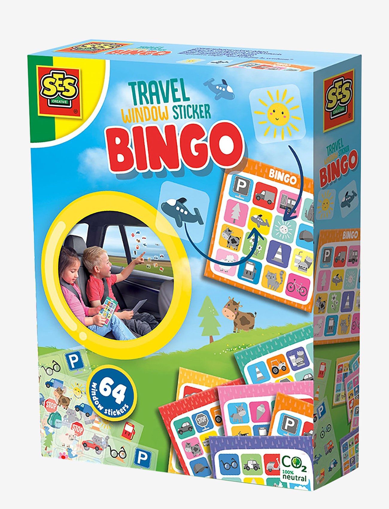 SES Creative - Game - Bingo - Car Window Stickers - bingó - multi - 0
