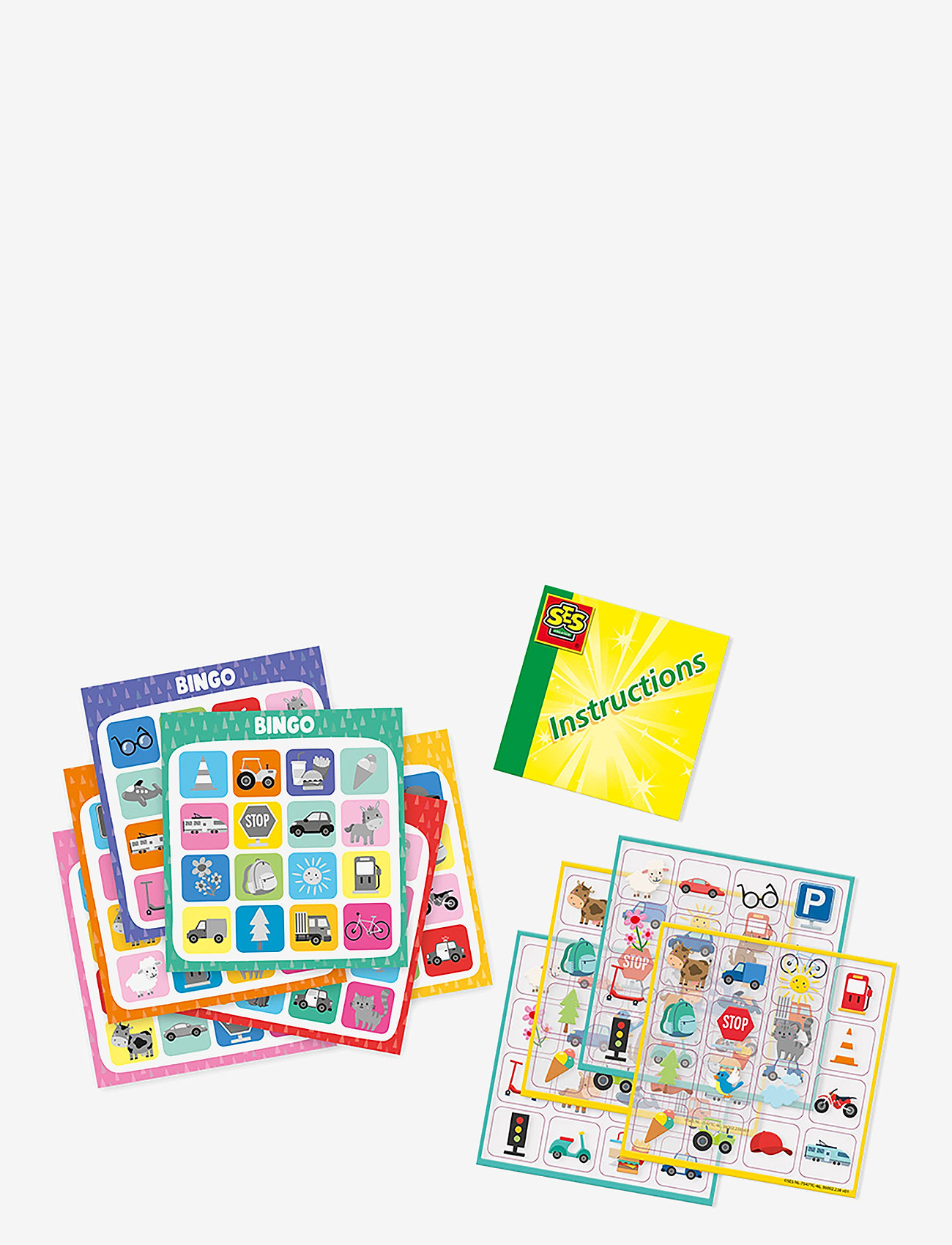 SES Creative - Game - Bingo - Car Window Stickers - bingó - multi - 1