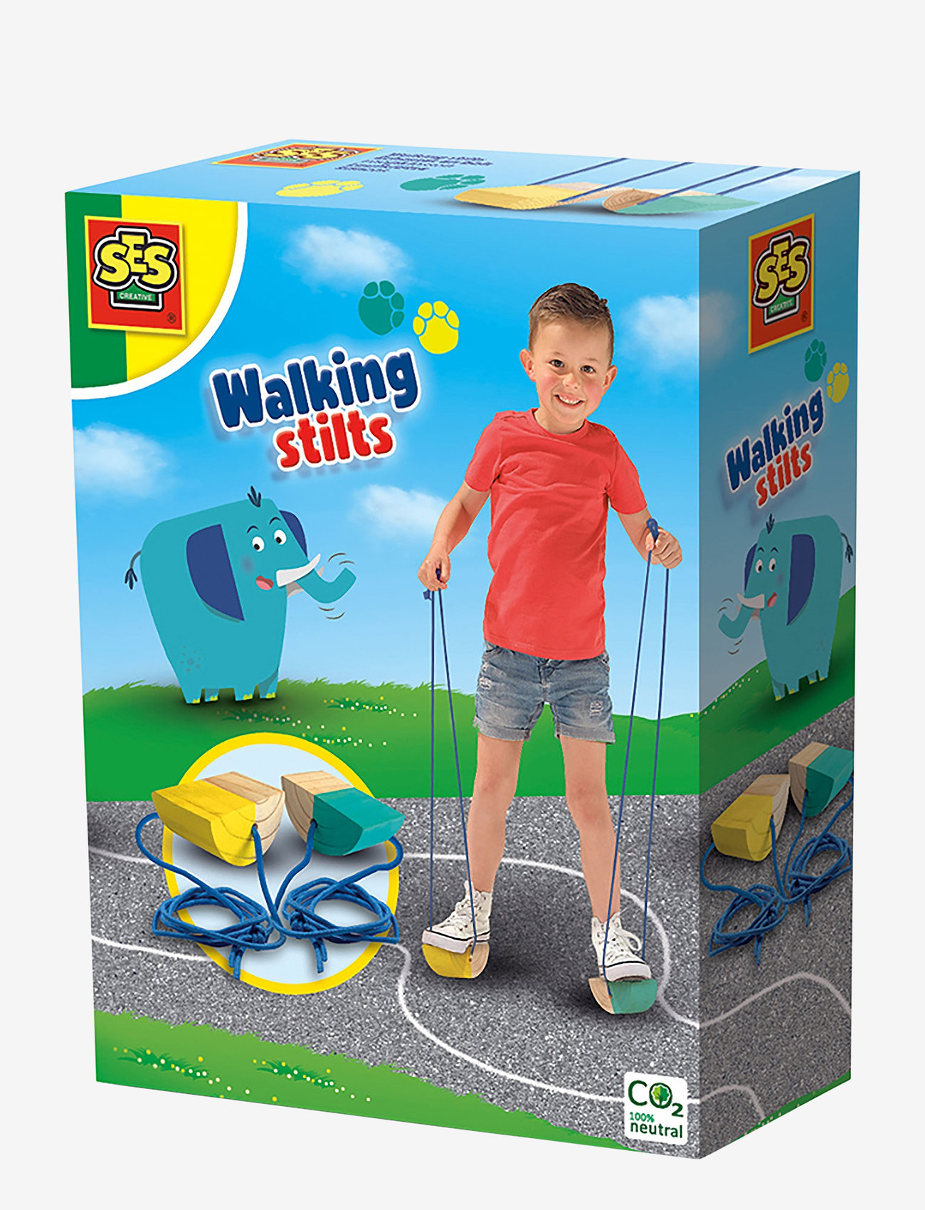 SES Creative - Walking Bobbins - outdoor spiele & sport - yellow-green - 0