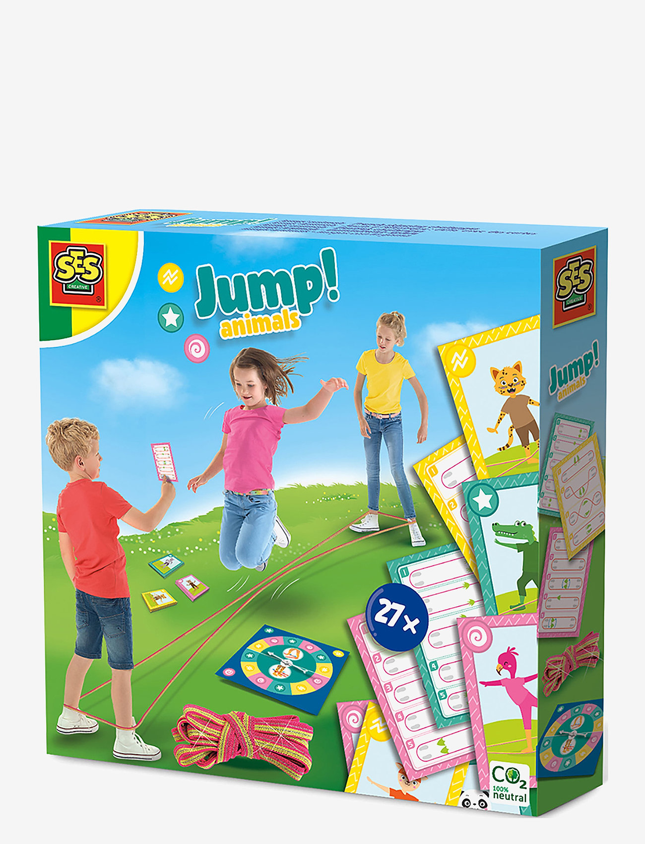 SES Creative - French Skipping - Jump Animals - multi - 0