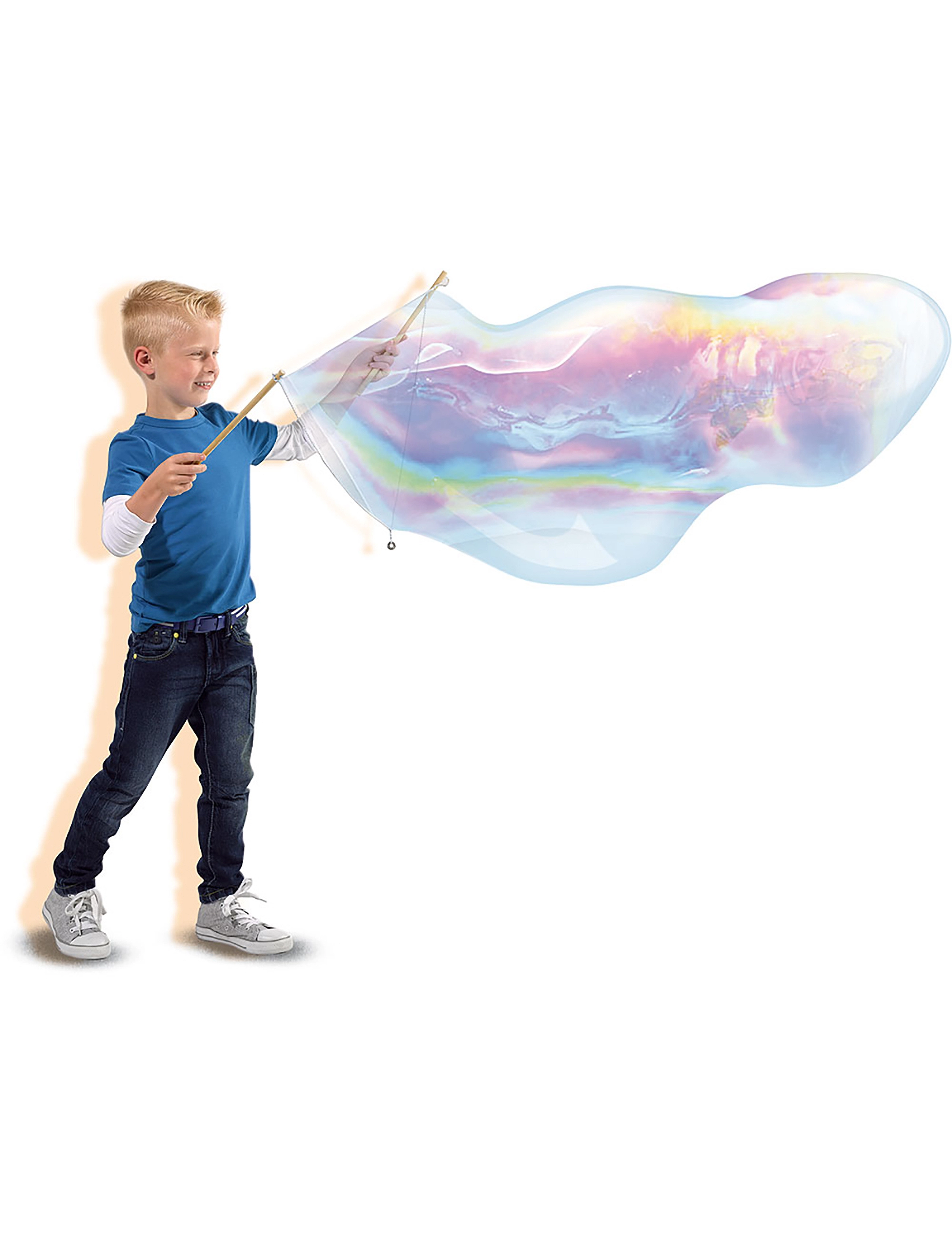 SES Creative Mega Bubble, One Size, Outdoor Spielzeug, Mehrfarbig/gemustert - Soap Bubbles Kinder