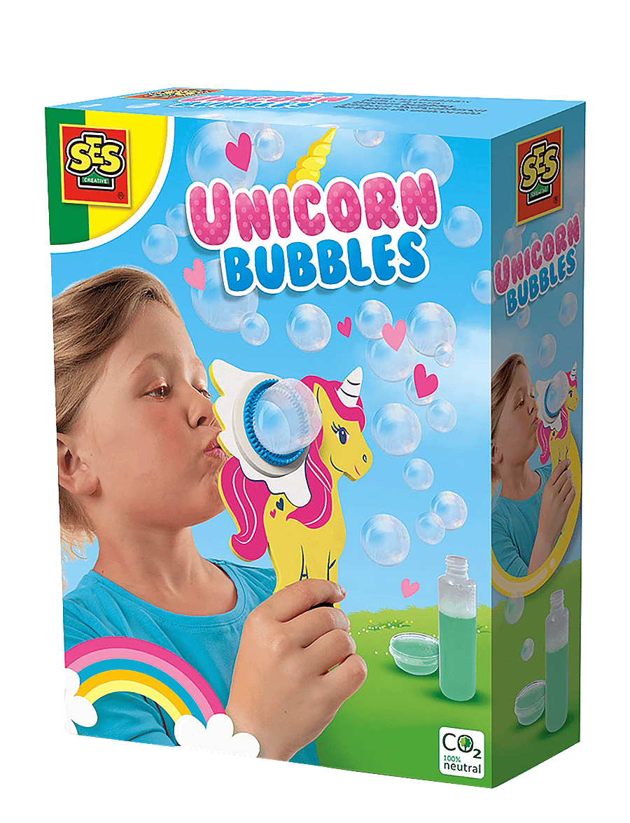 SES Creative - Bubbles - Unicorn - mullitajaga mänguasjad - yellow - 0