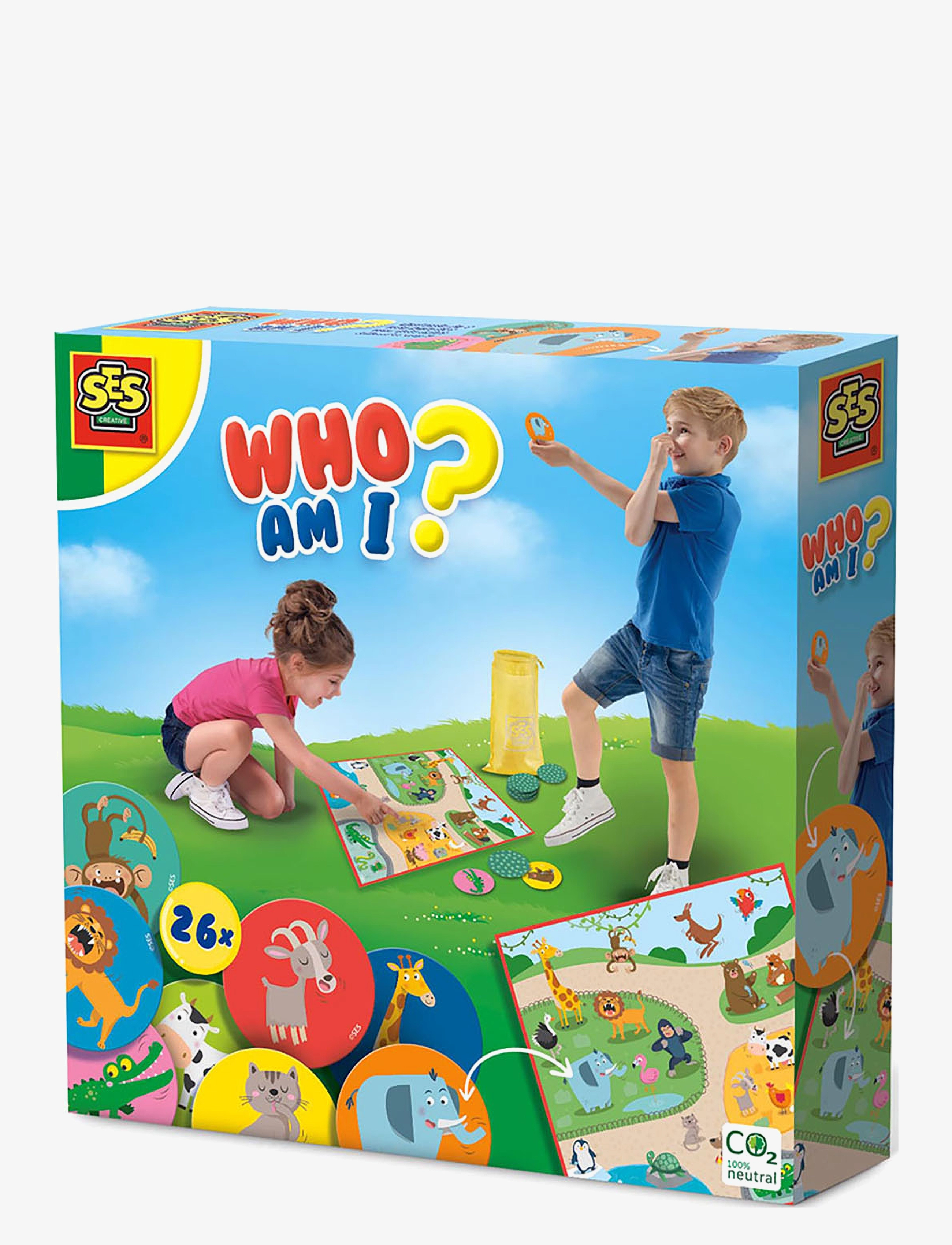 SES Creative Who Am I? Animals, Børn, Outdoor Spil & Sport, Multi/mønstret, Str: ONE SIZE