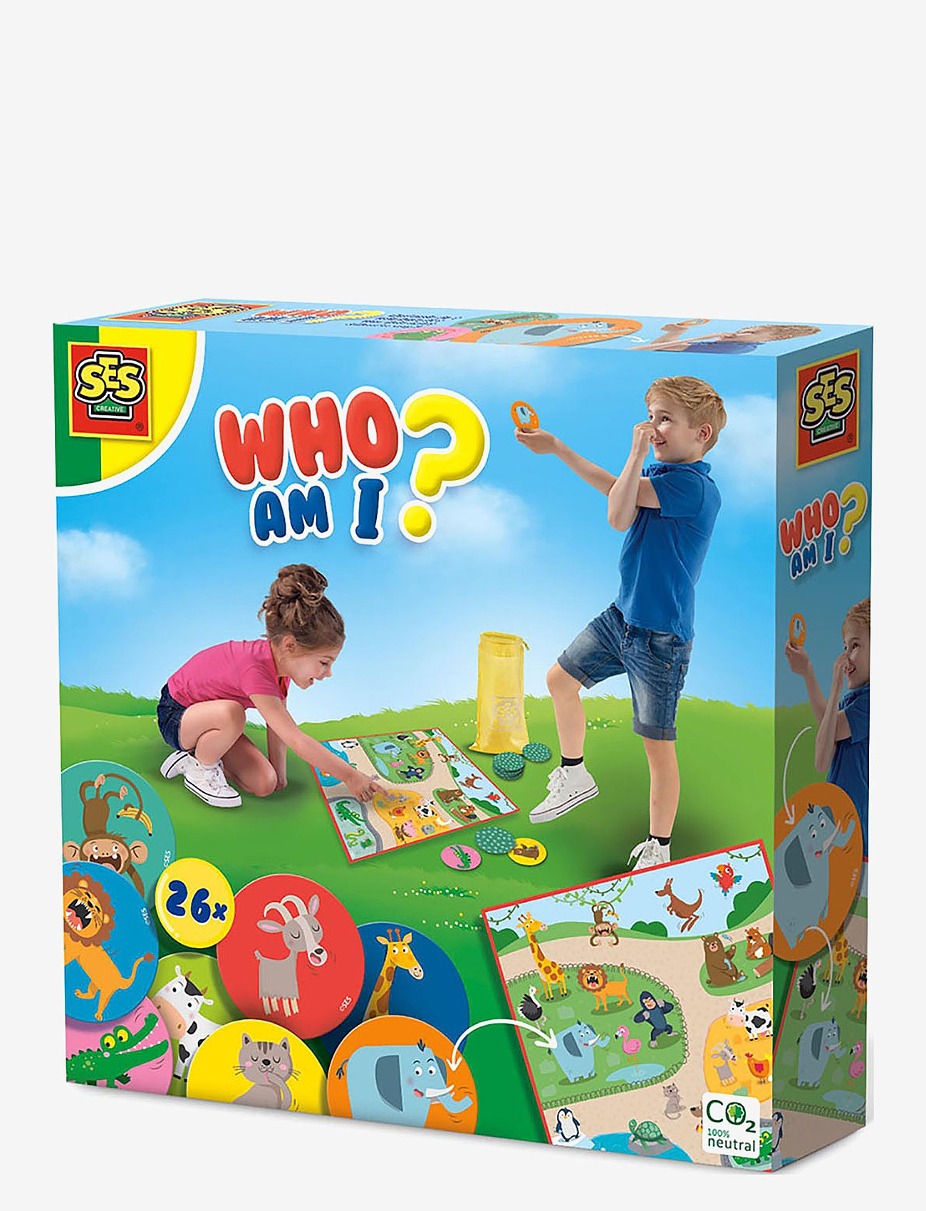 SES Creative - Who am I? Animals - julegaver under 300kr - multi - 0