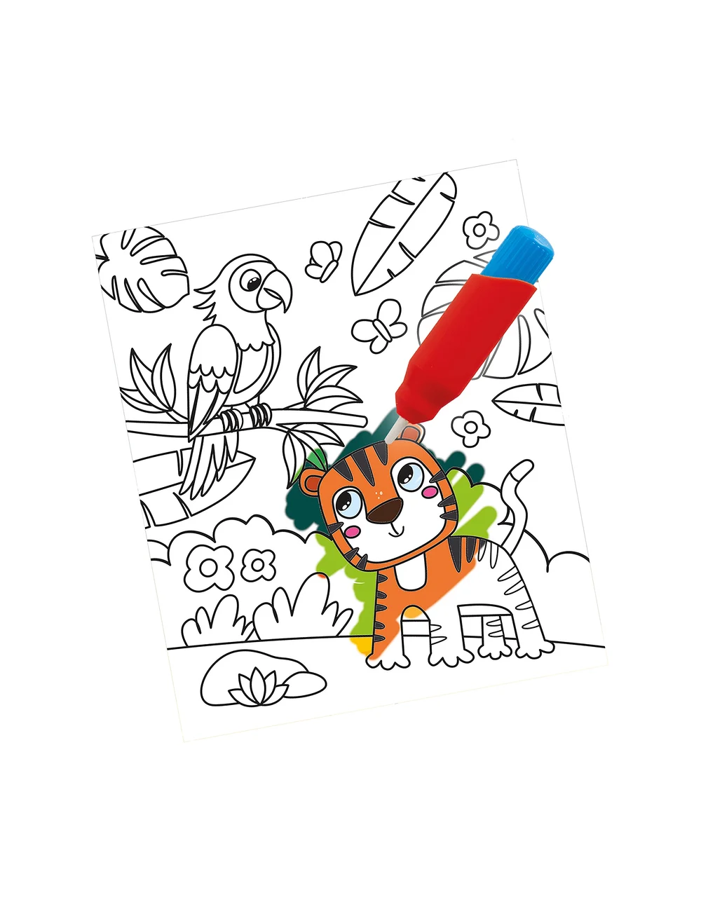 SES Creative - Colouring with Water - Travel Colouring Book - värvimis- & käsitööraamatud - multi - 3