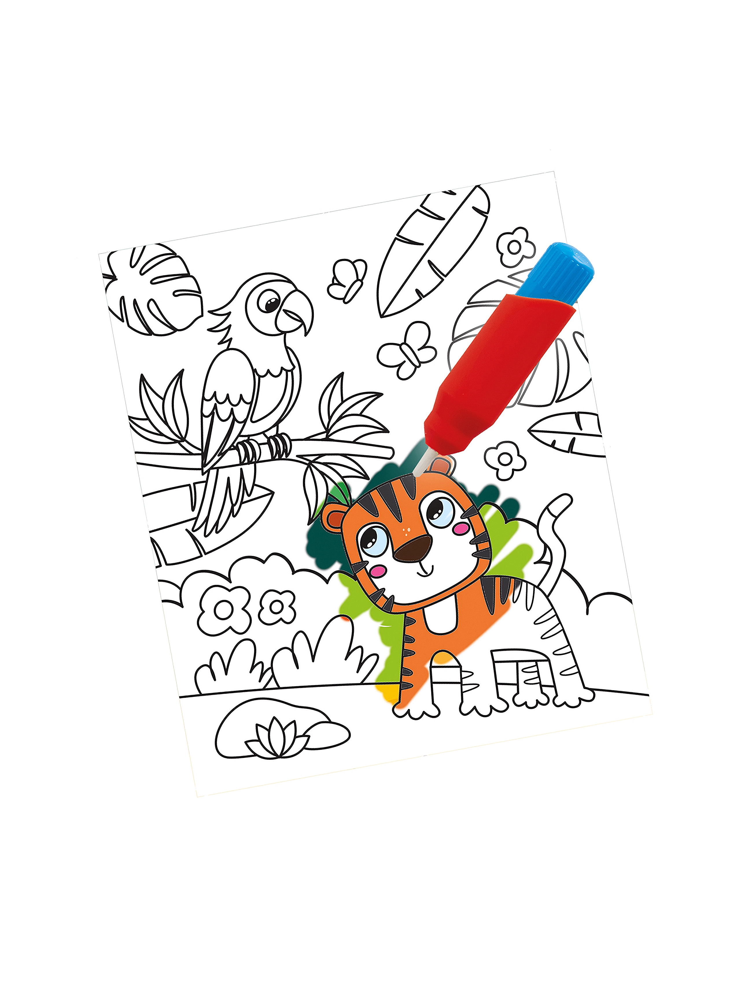 SES Creative - Colouring with Water - Travel Colouring Book - värvimis- & käsitööraamatud - multi - 3