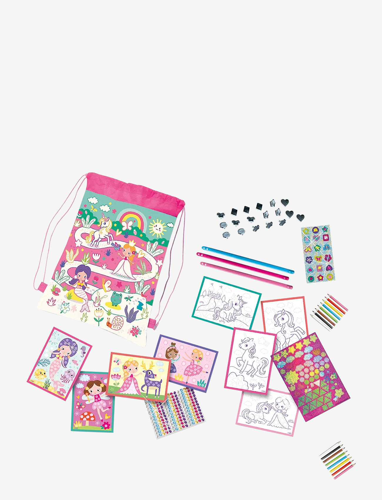 SES Creative - Activity Travel Bag - 5 Activities - kreasæt - pink - 1