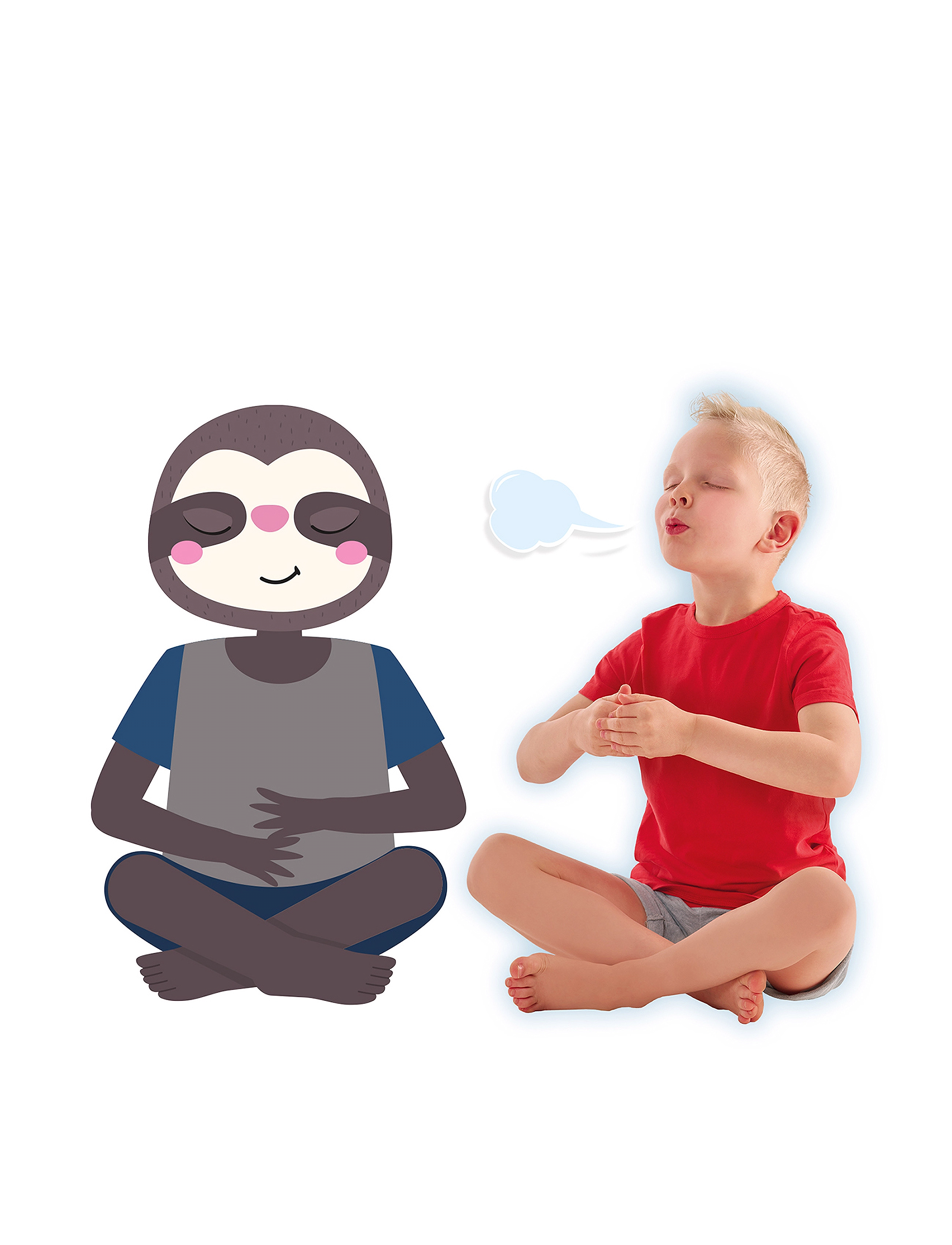 SES Creative Animal Yoga Zen, One Size, Games, Mehrfarbig/gemustert - Card Kinder