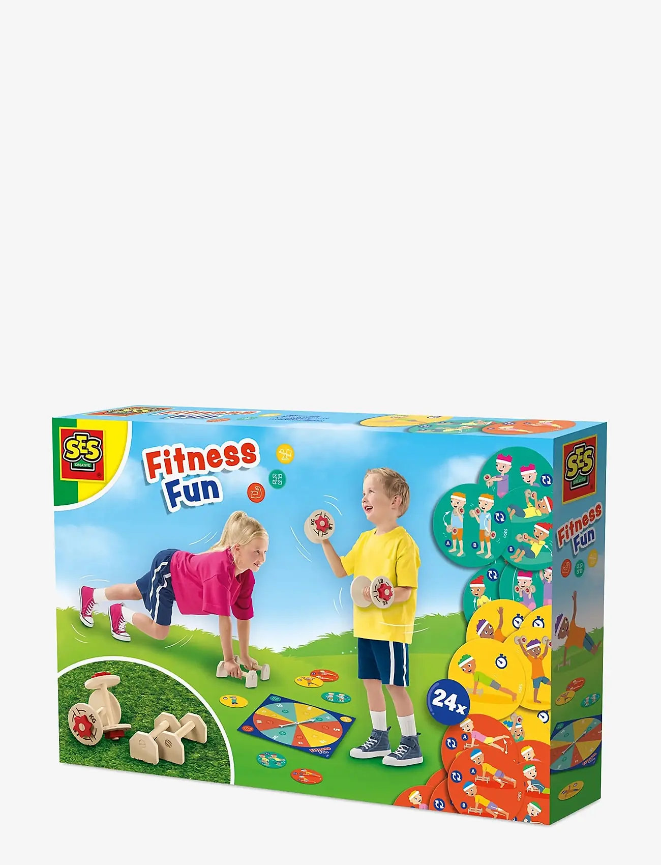 SES Creative - Fitness Fun - aktive spil - multi - 1