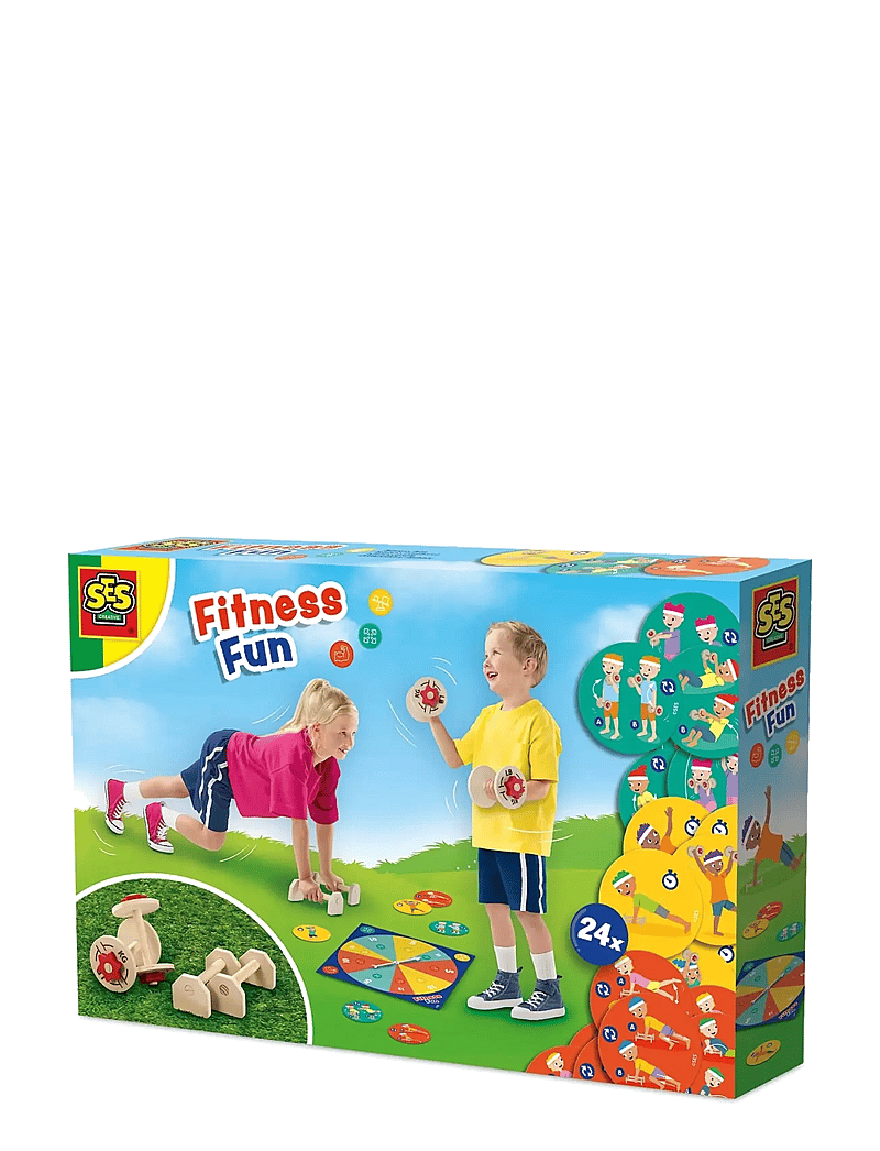 SES Creative - Fitness Fun - aktiivsed mängud - multi - 1