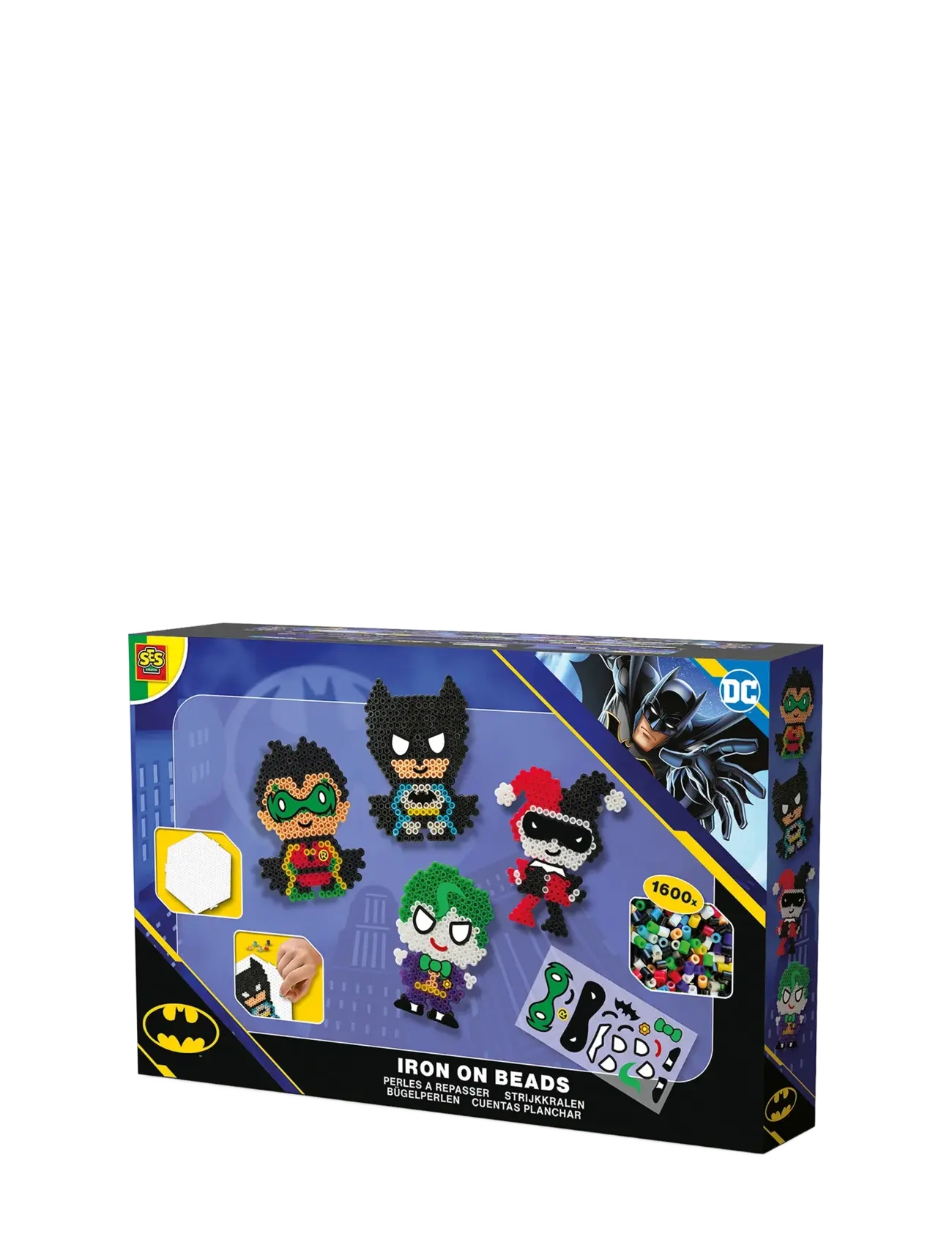 SES Creative Iron on Beads -  DC Batman - Figure Set 1600 pcs - Käsitöökomplekt - MULTI / multi