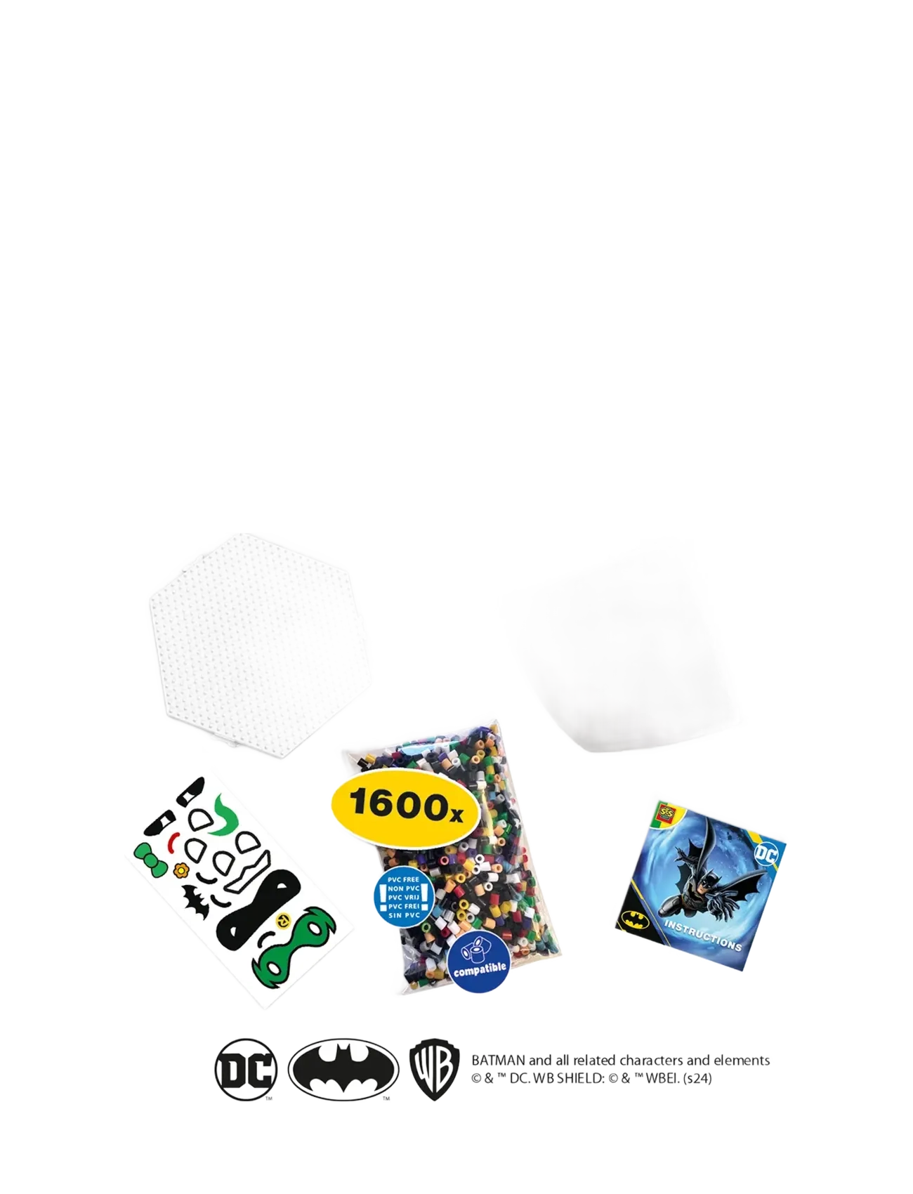 SES Creative - Iron on Beads -  DC Batman - Figure Set 1600 pcs - bastelset - multi - 2