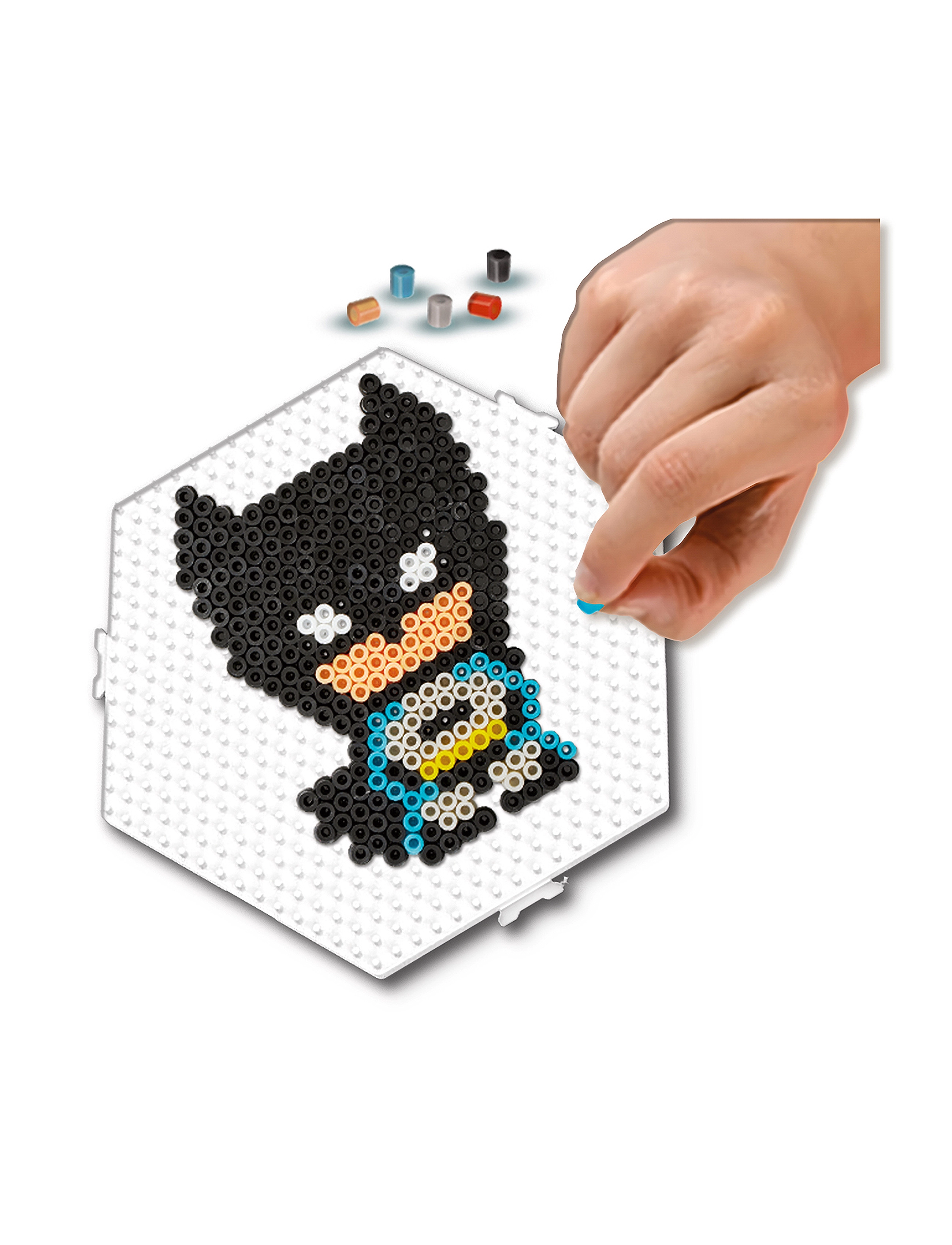 SES Creative Iron On Beads Dc Batman Figure Set 1600 Pcs, Børn, Craft Sæt, Multi/mønstret, Str: ONE SIZE