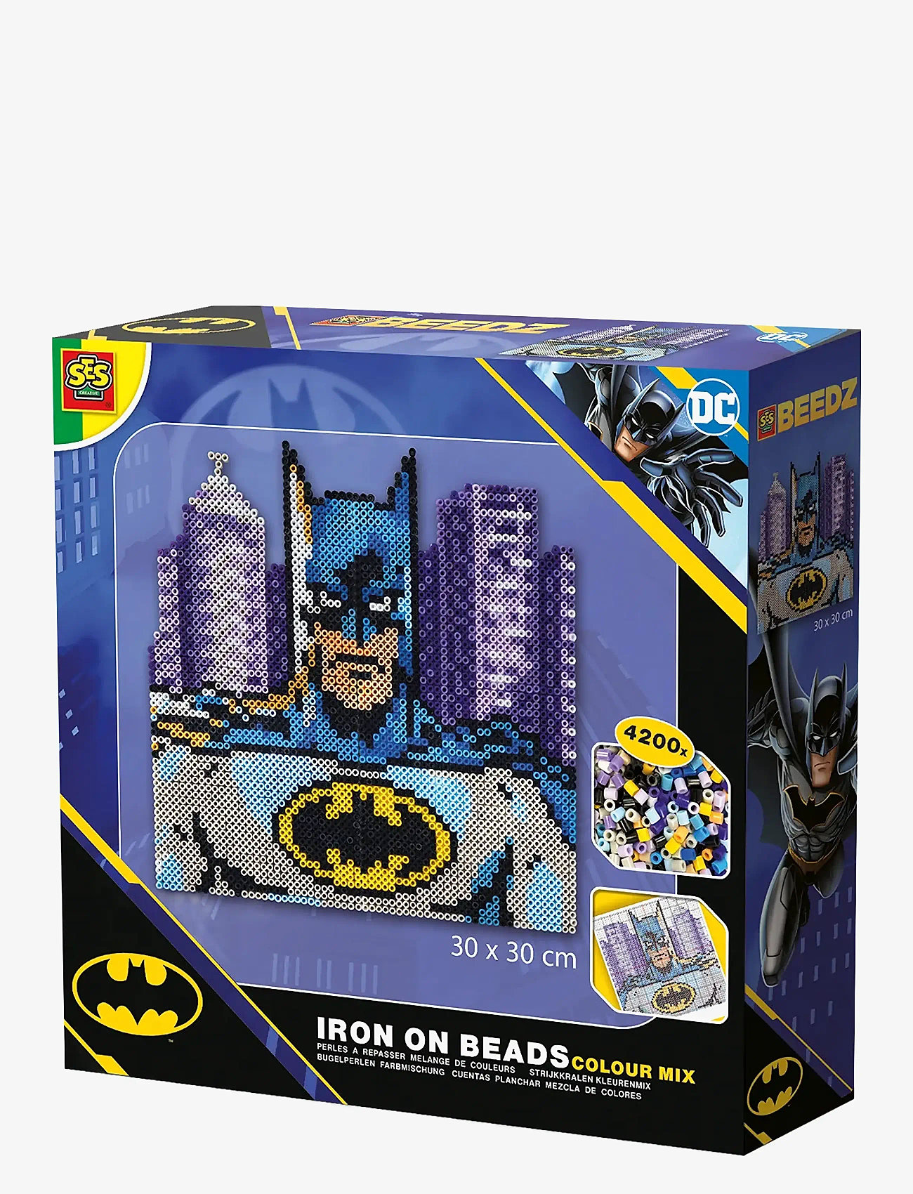 SES Creative - Iron on Beads -  DC Batman - Batman 4200 pcs - käsitöökomplekt - multi - 0
