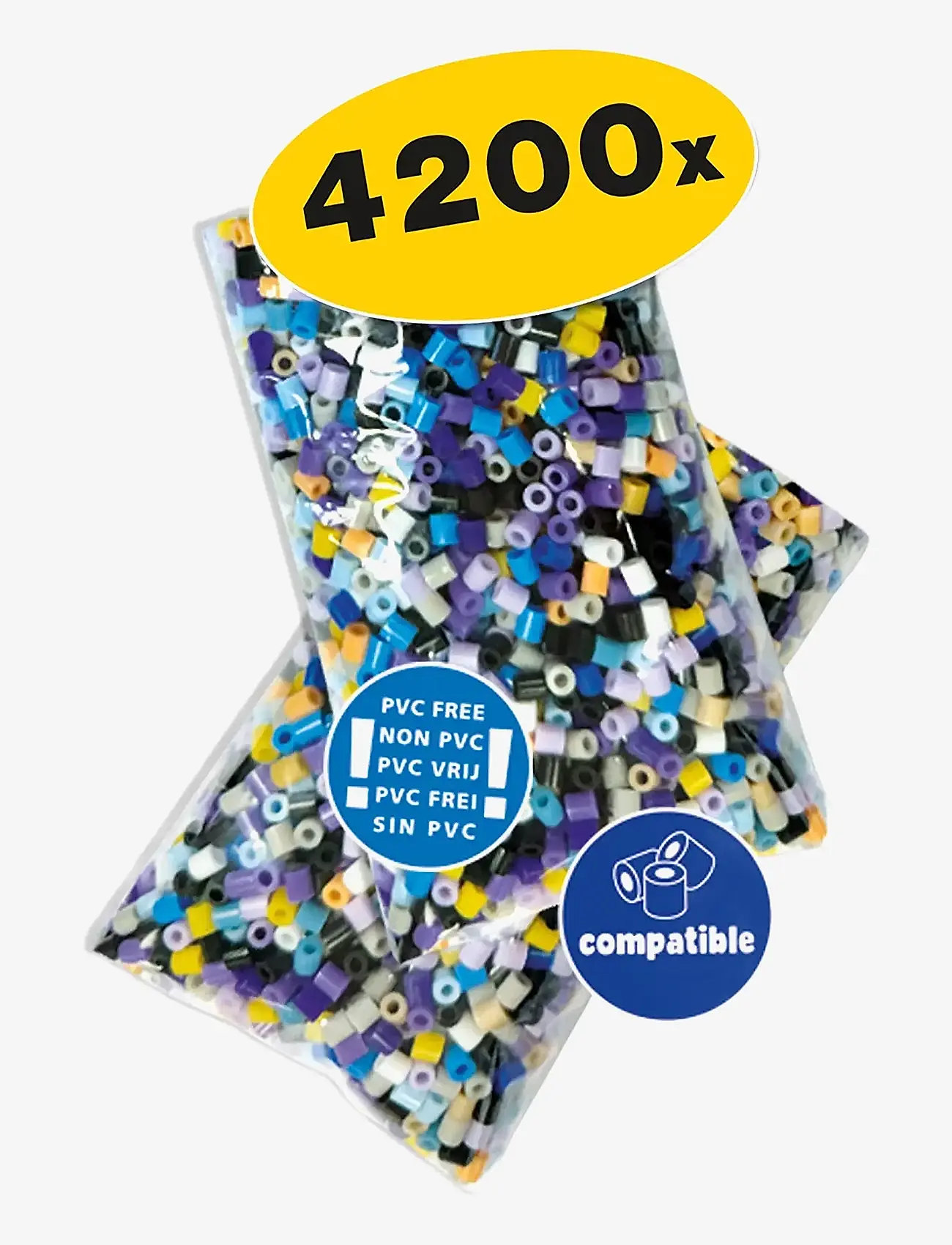 SES Creative - Iron on Beads -  DC Batman - Batman 4200 pcs - käsitöökomplekt - multi - 3