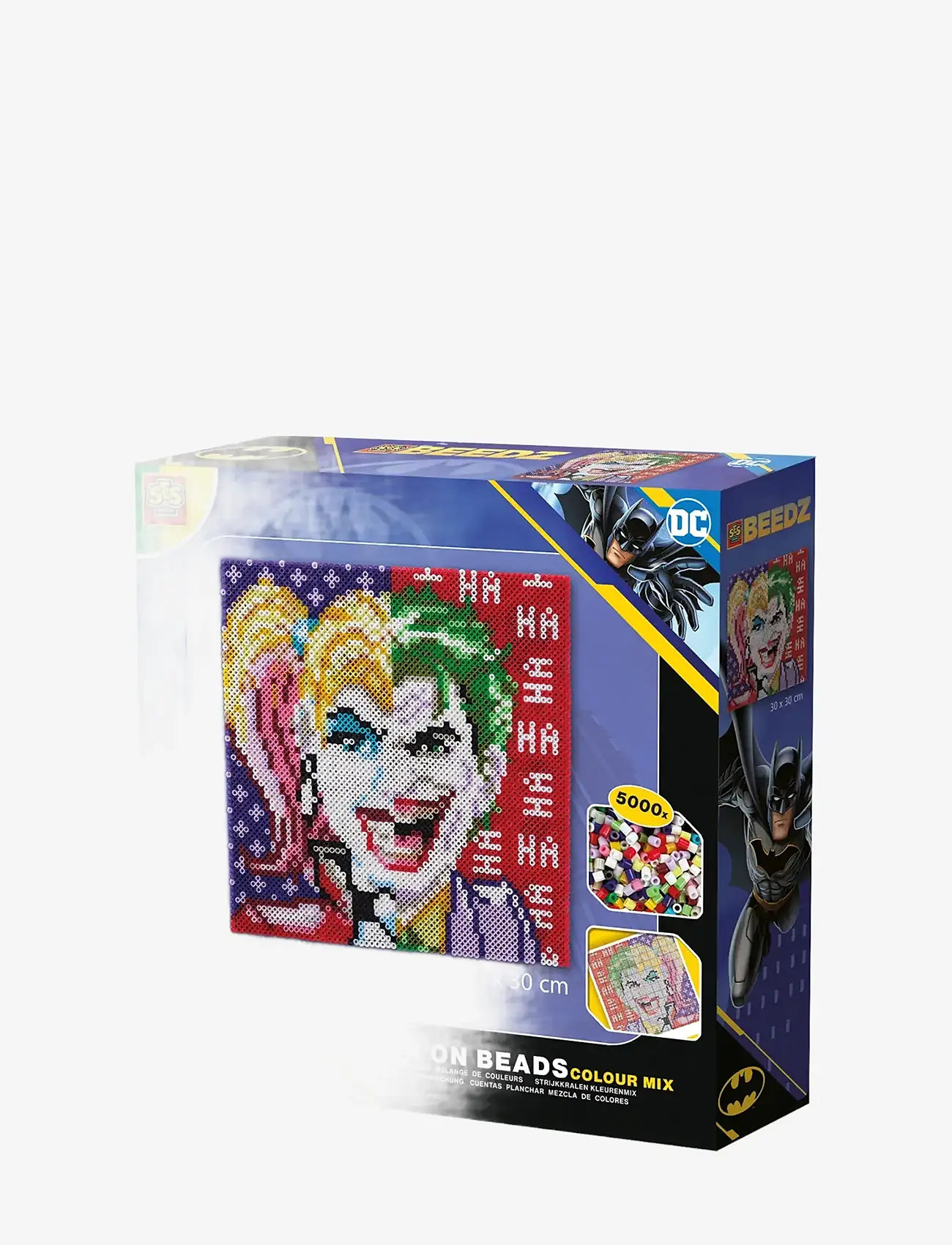 SES Creative - Iron on Beads -  DC Batman - Joker and Harley Quinn 5000 pcs - bastelset - multi - 0