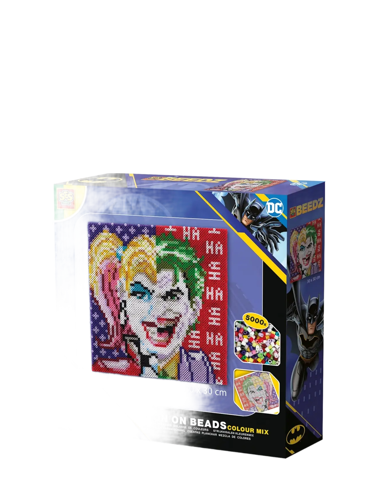 SES Creative Iron on Beads -  DC Batman - Joker and Harley Quinn 5000 pcs - Loovus - MULTI / multi
