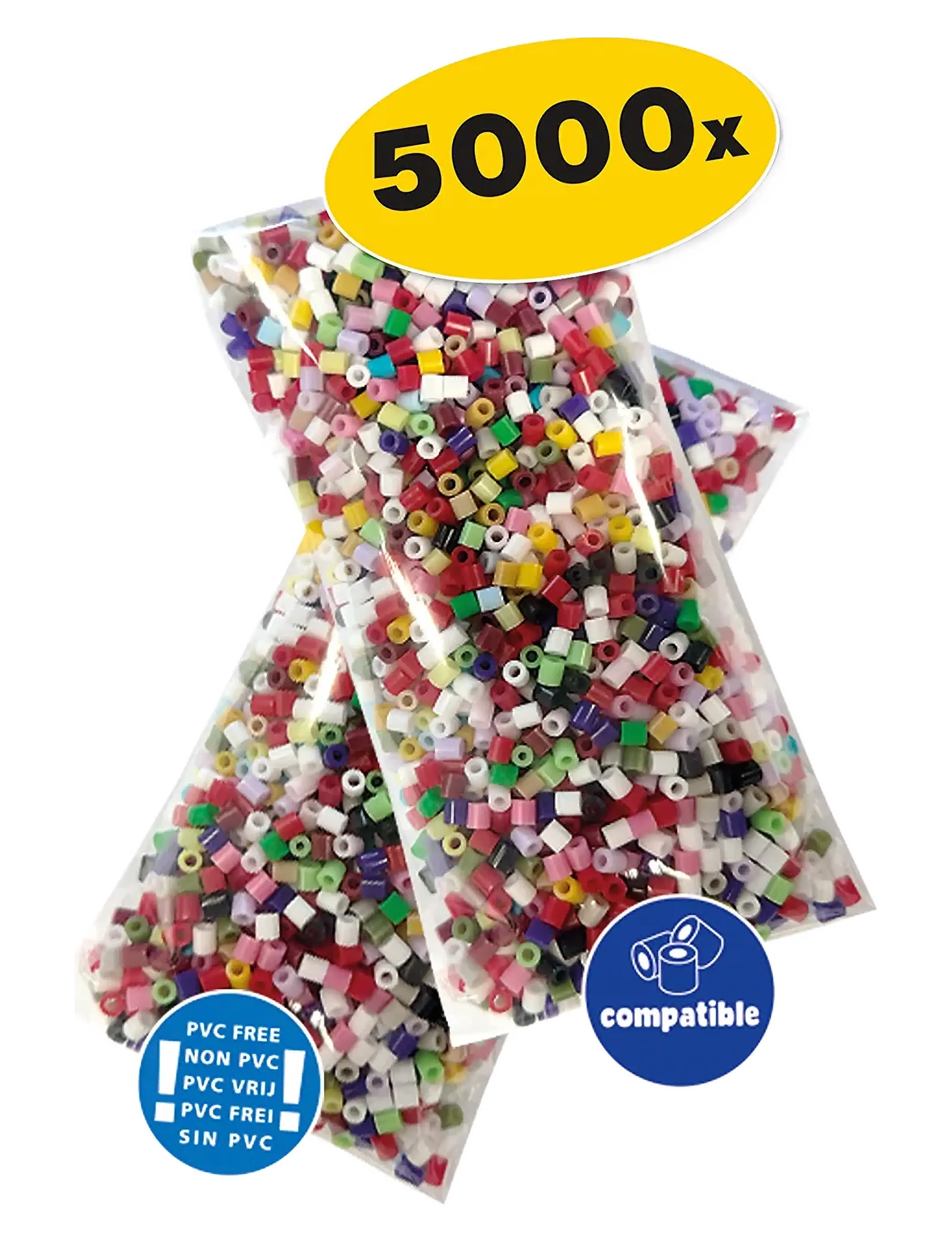 SES Creative - Iron on Beads -  DC Batman - Joker and Harley Quinn 5000 pcs - kreasæt - multi - 3