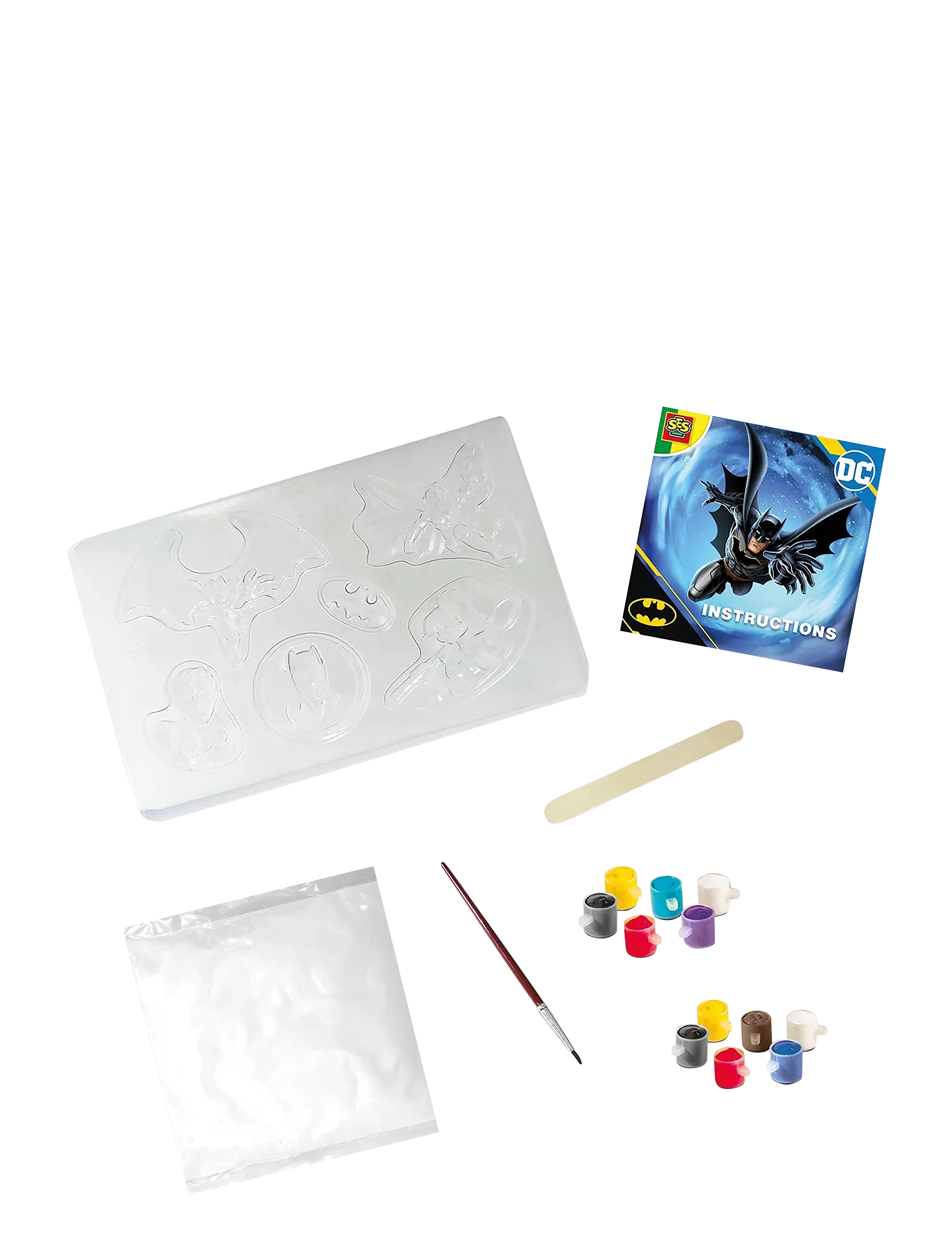 SES Creative - Casting & Painting - DC Batman - kit de loisirs créatifs - multi - 2