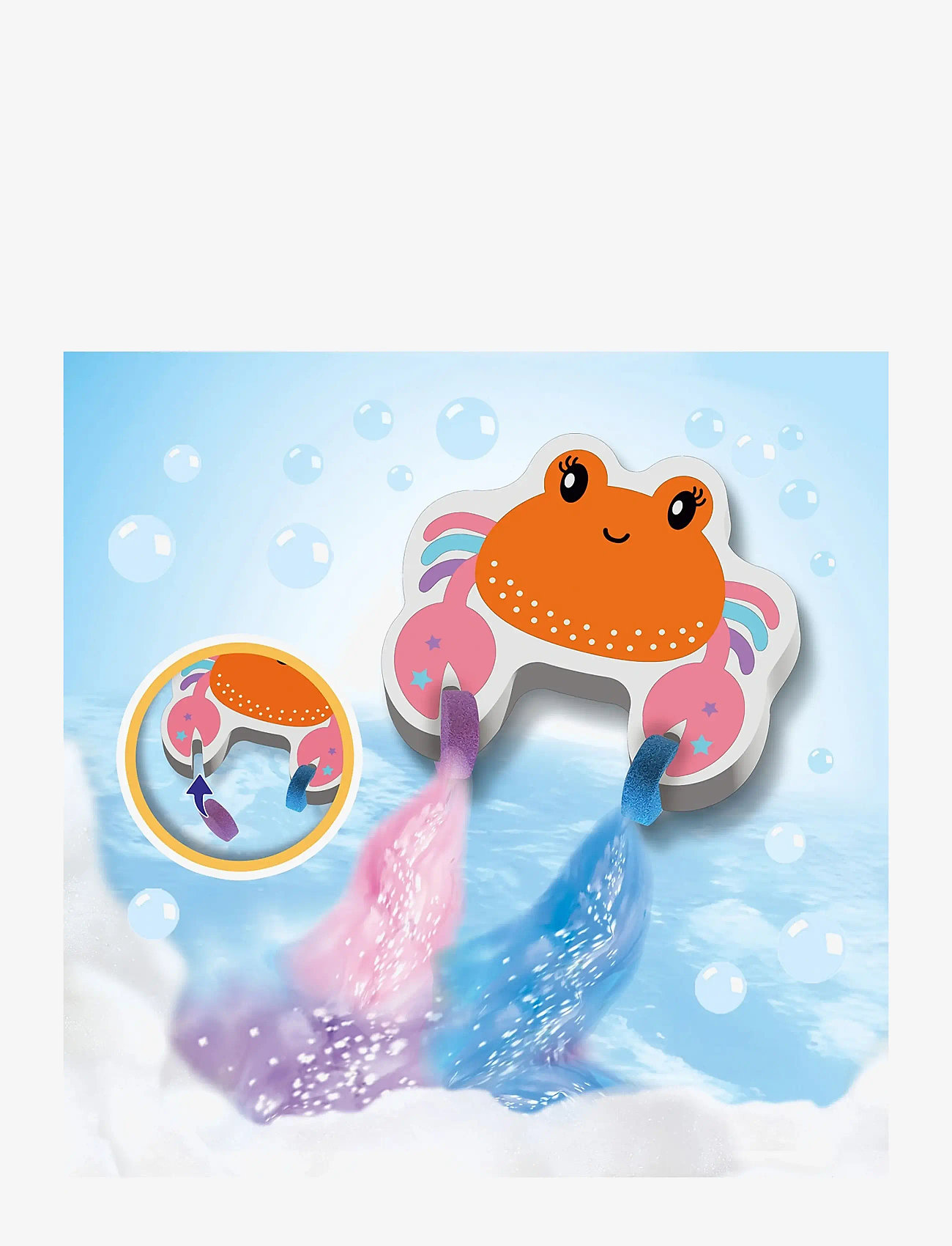 SES Creative - Bath Time - Bath Colour Crab - badelegetøj - multi - 3