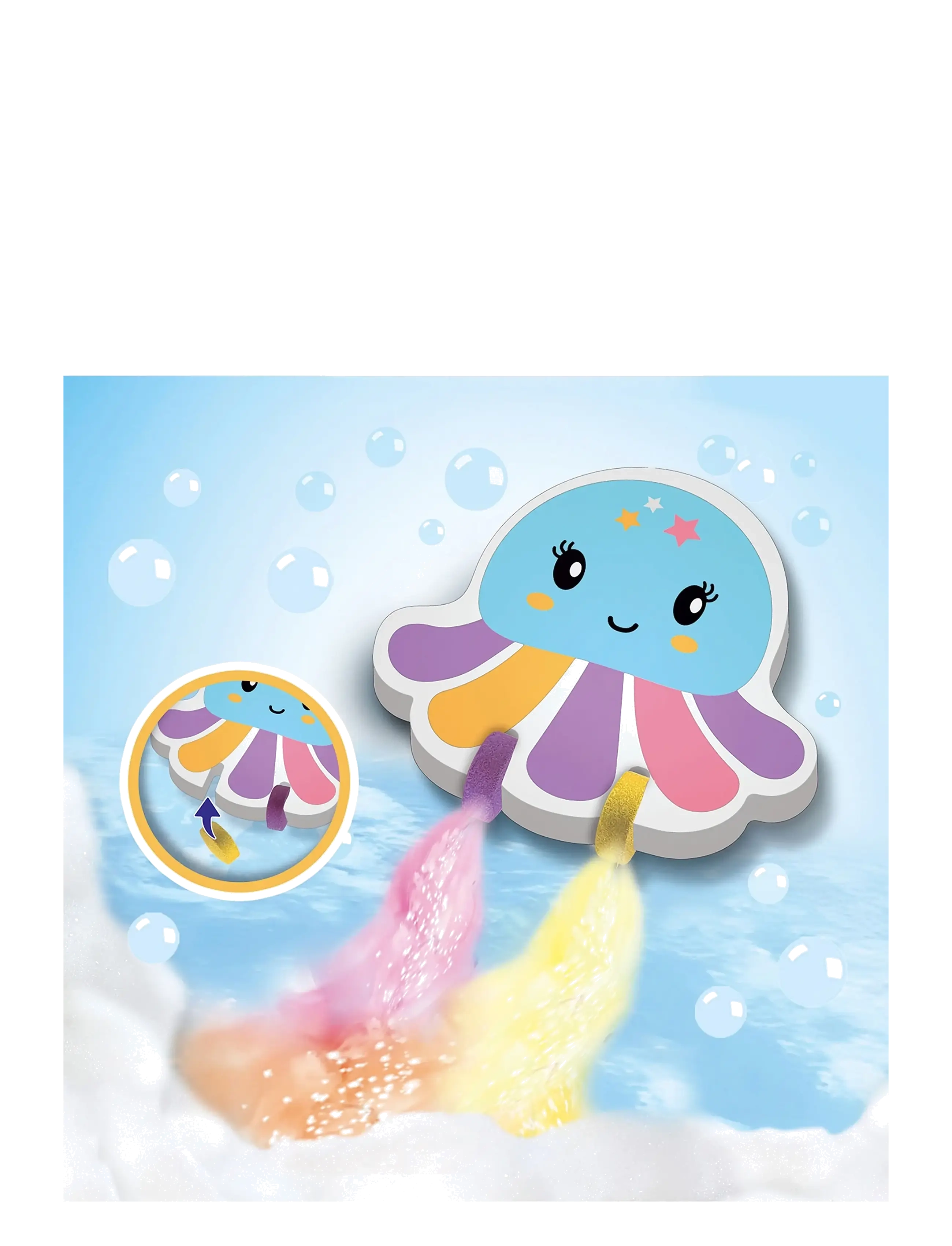 SES Creative - Bath Time - Bath Colour Octopus - vannimänguasjad - multi - 3