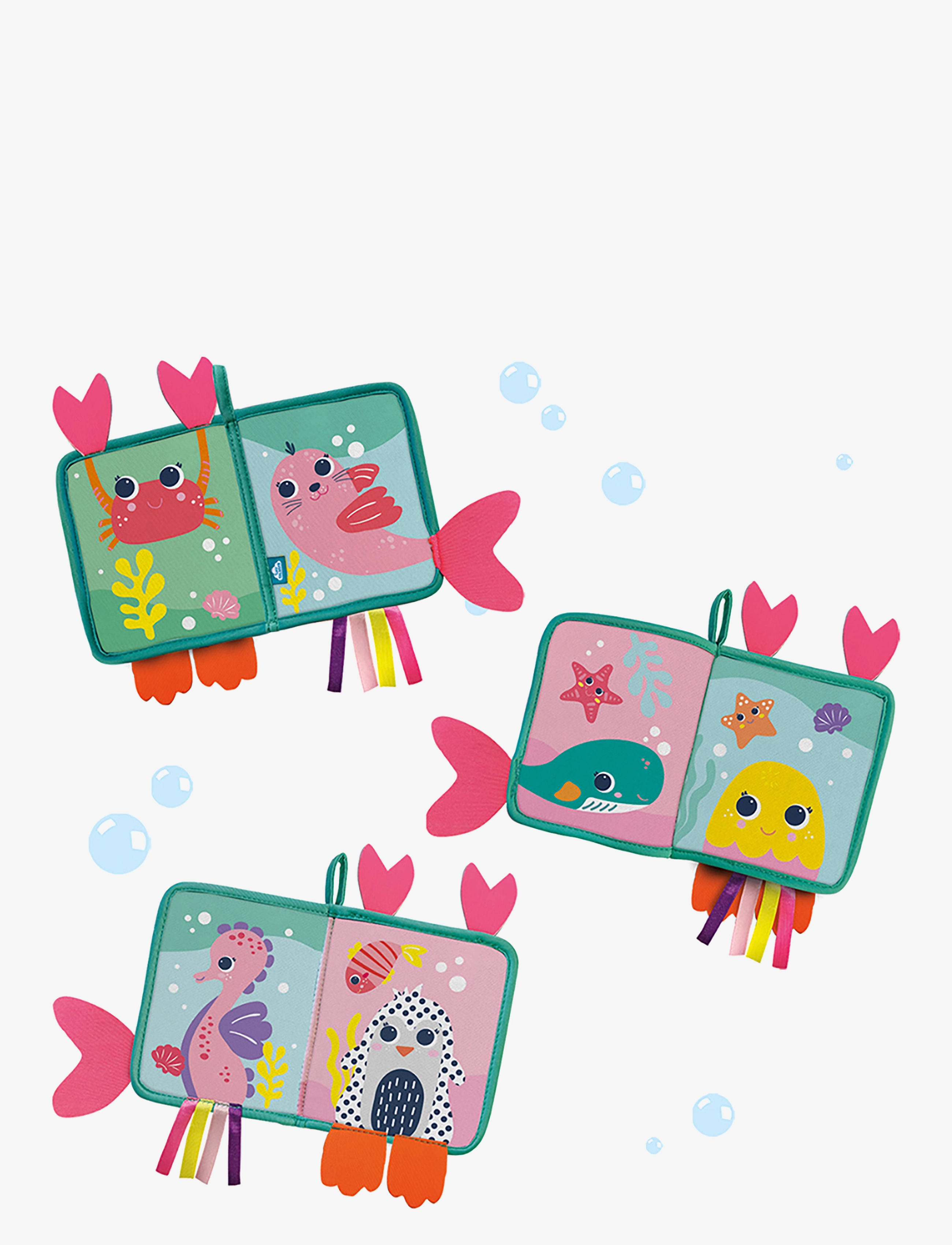 SES Creative - Bath Time - Book with Tails - badleksaker - multi - 1