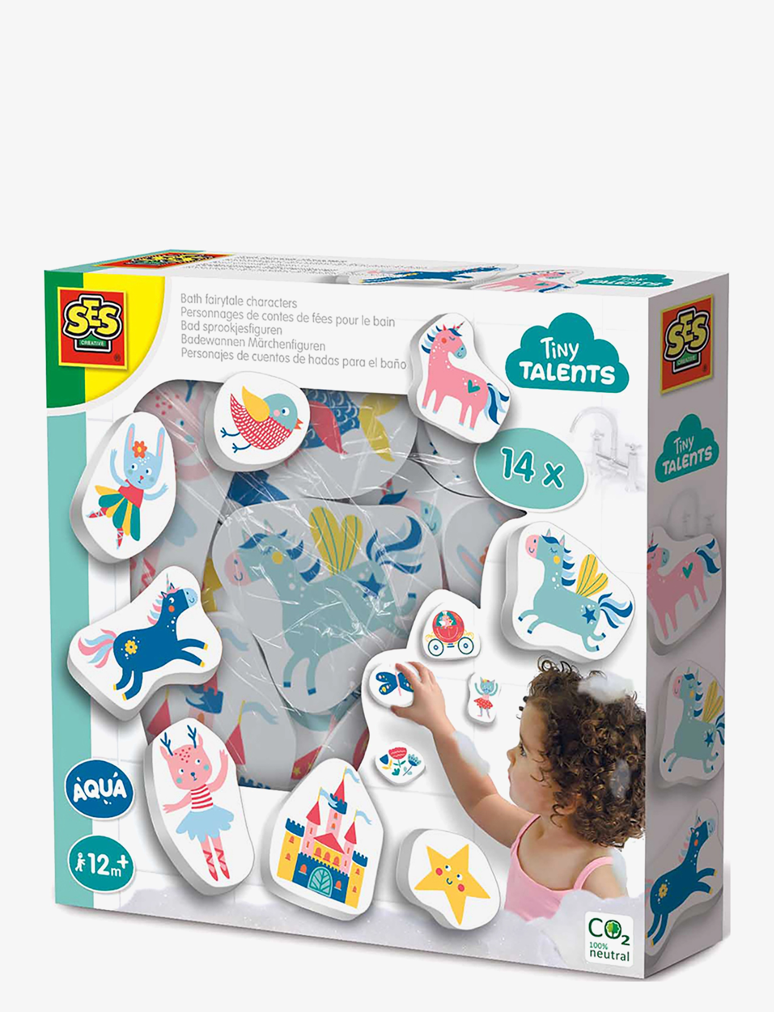 SES Creative Bath Fairytale Characters, One Size, Multi/patterned, Bath & Water Legetøj > Bath Legetøj, Børn