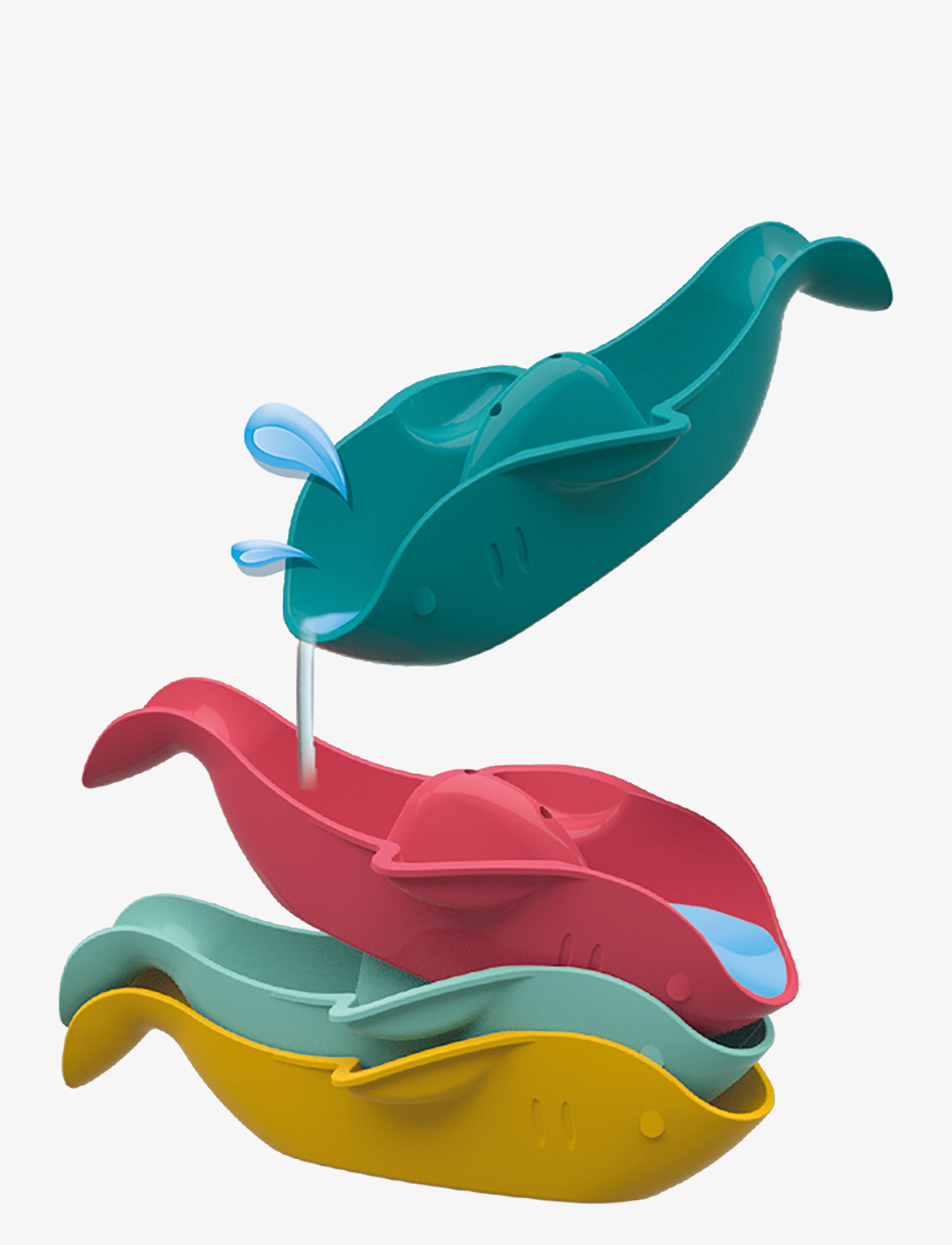 SES Creative - Bath Time - Fish in a row - badleksaker - multi - 1