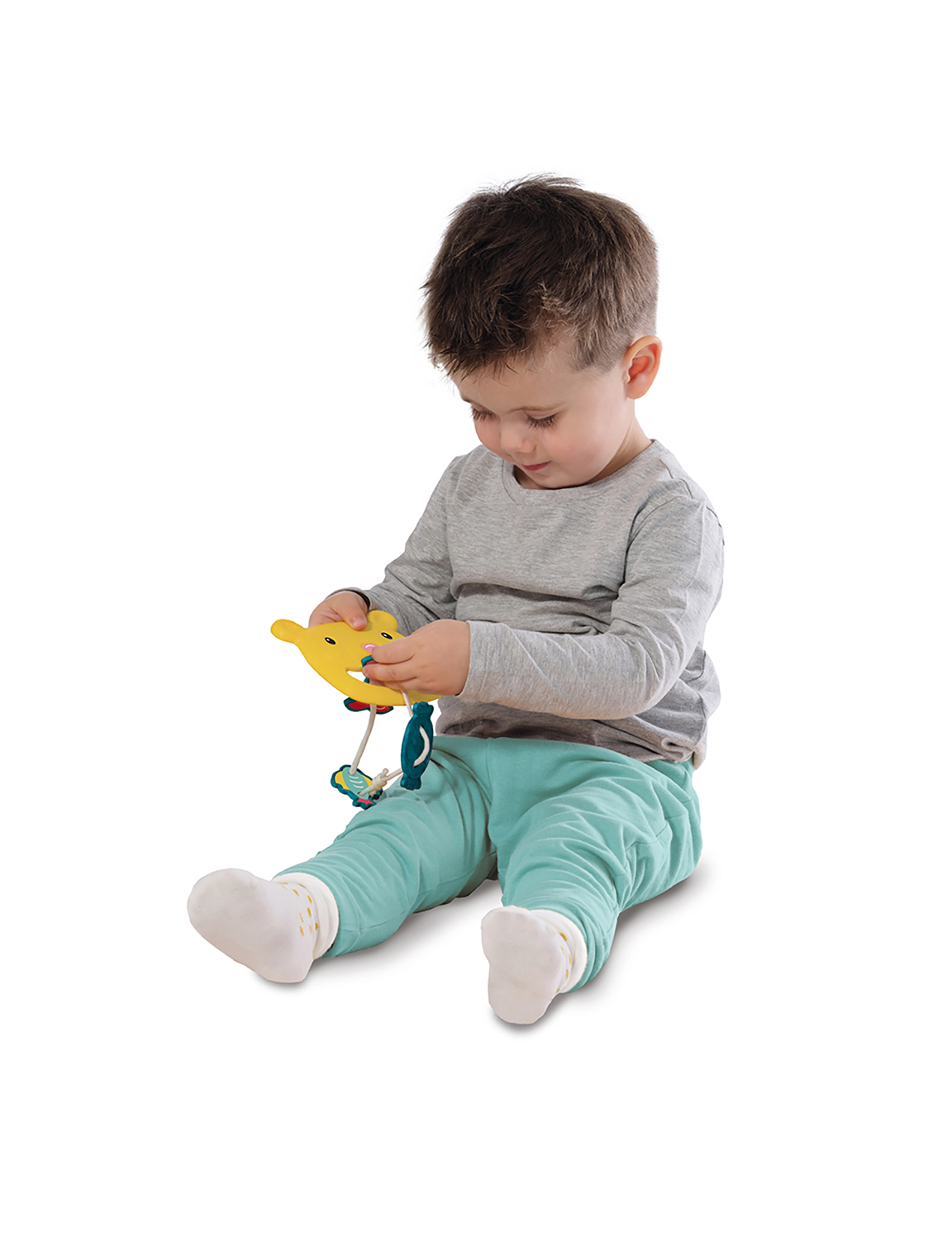 SES Creative Yummy Bear Activity Toy, One Size, Educational Spielzeug, Mehrfarbig/gemustert - Interactive Kinder