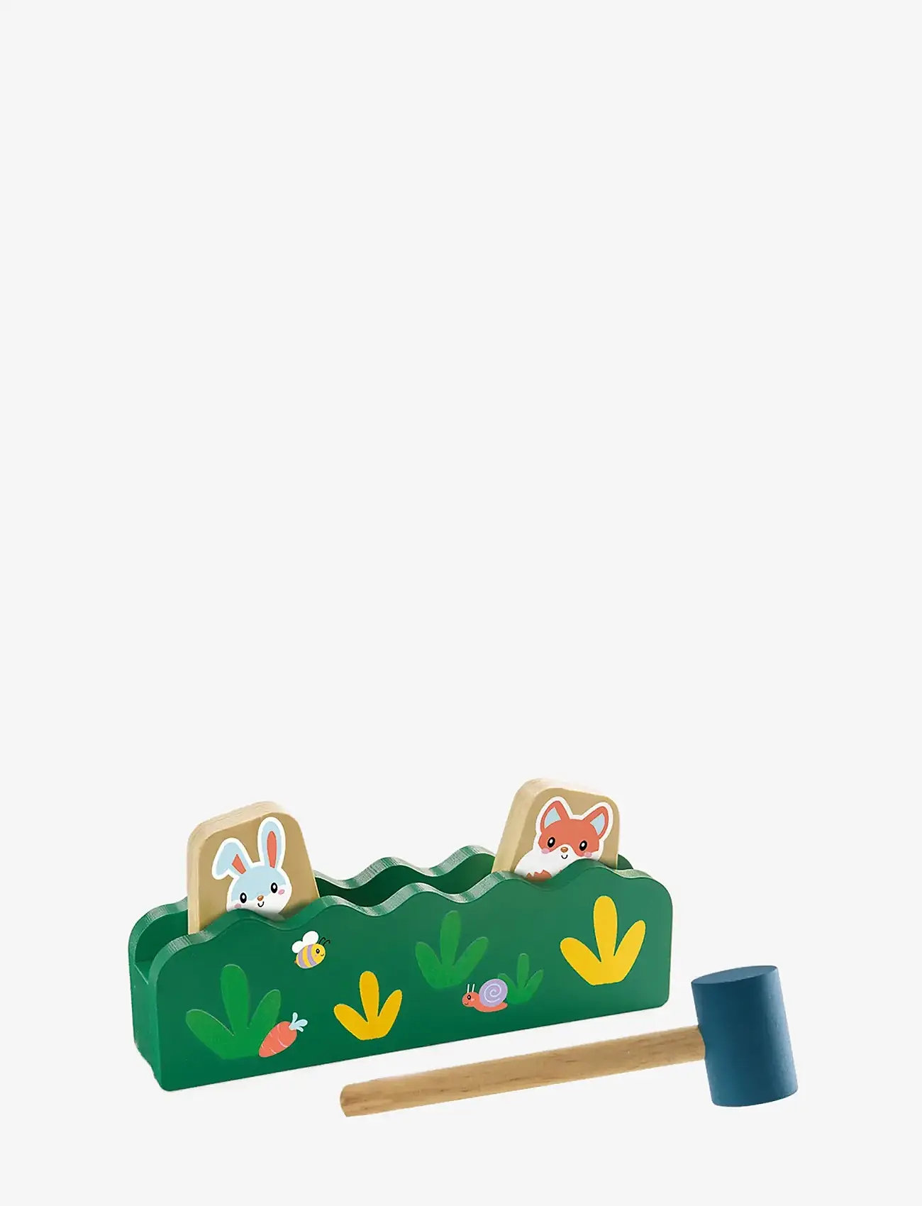 SES Creative - Hammer Bench - Peek-a-boo - plaktukų suolo žaislas - green - 2