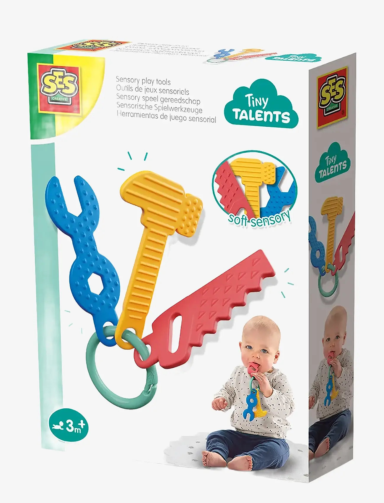 SES Creative - Activity Toy - Sensory Play Tools - bijtspeelgoed - multi - 1
