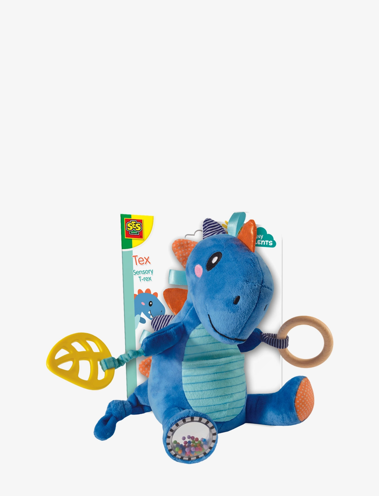 SES Creative Sensory Toy T-Rex, One Size, Educational Spielzeug, Mehrfarbig/gemustert - Interactive Kinder