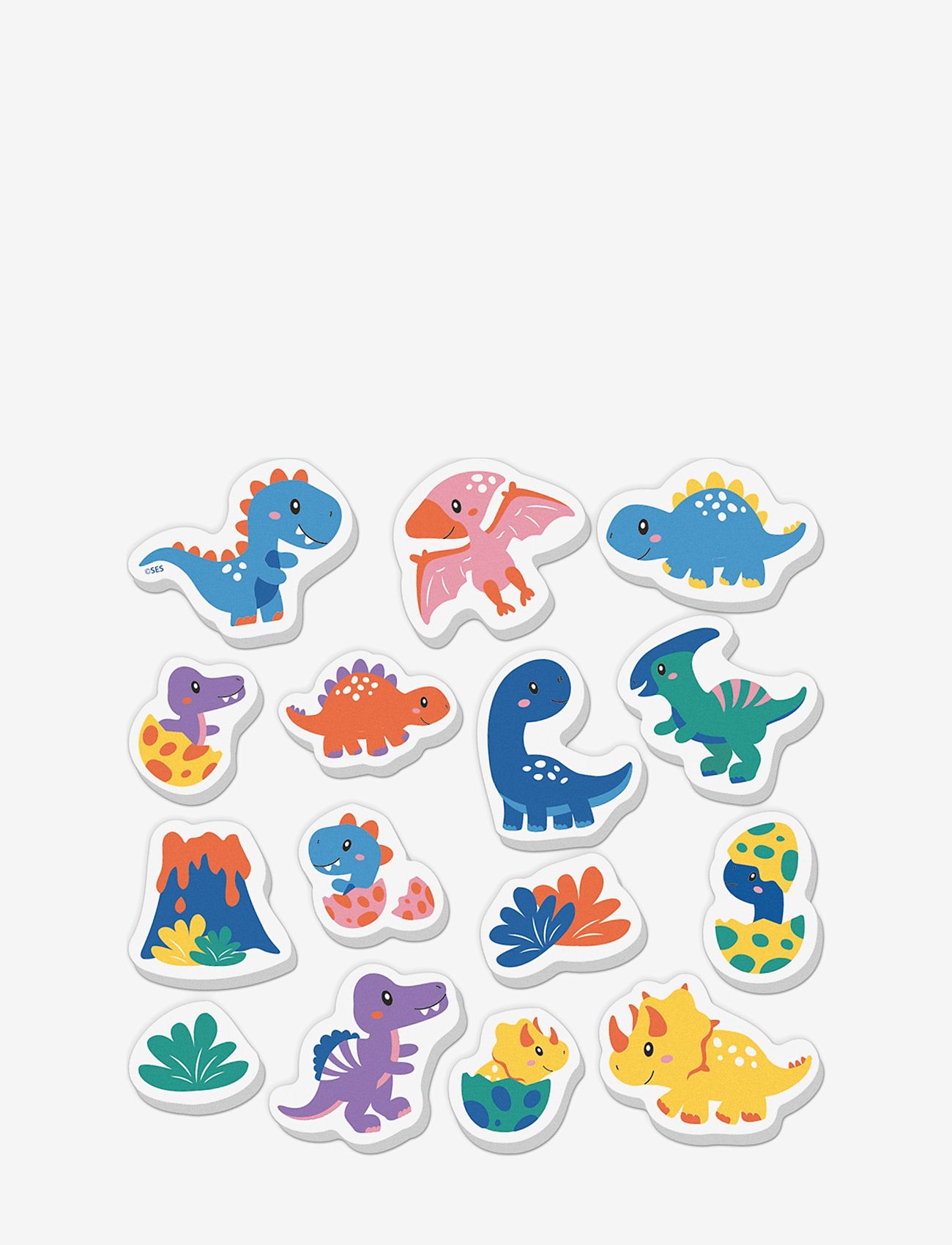 SES Creative - Bath Time - Foam Dinosaurs - vannimänguasjad - multi - 1