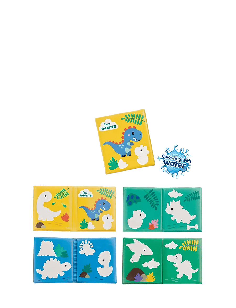 SES Creative - Bath Time - Colouring with Water - Dino Bath Book - badespielzeug - multi - 2