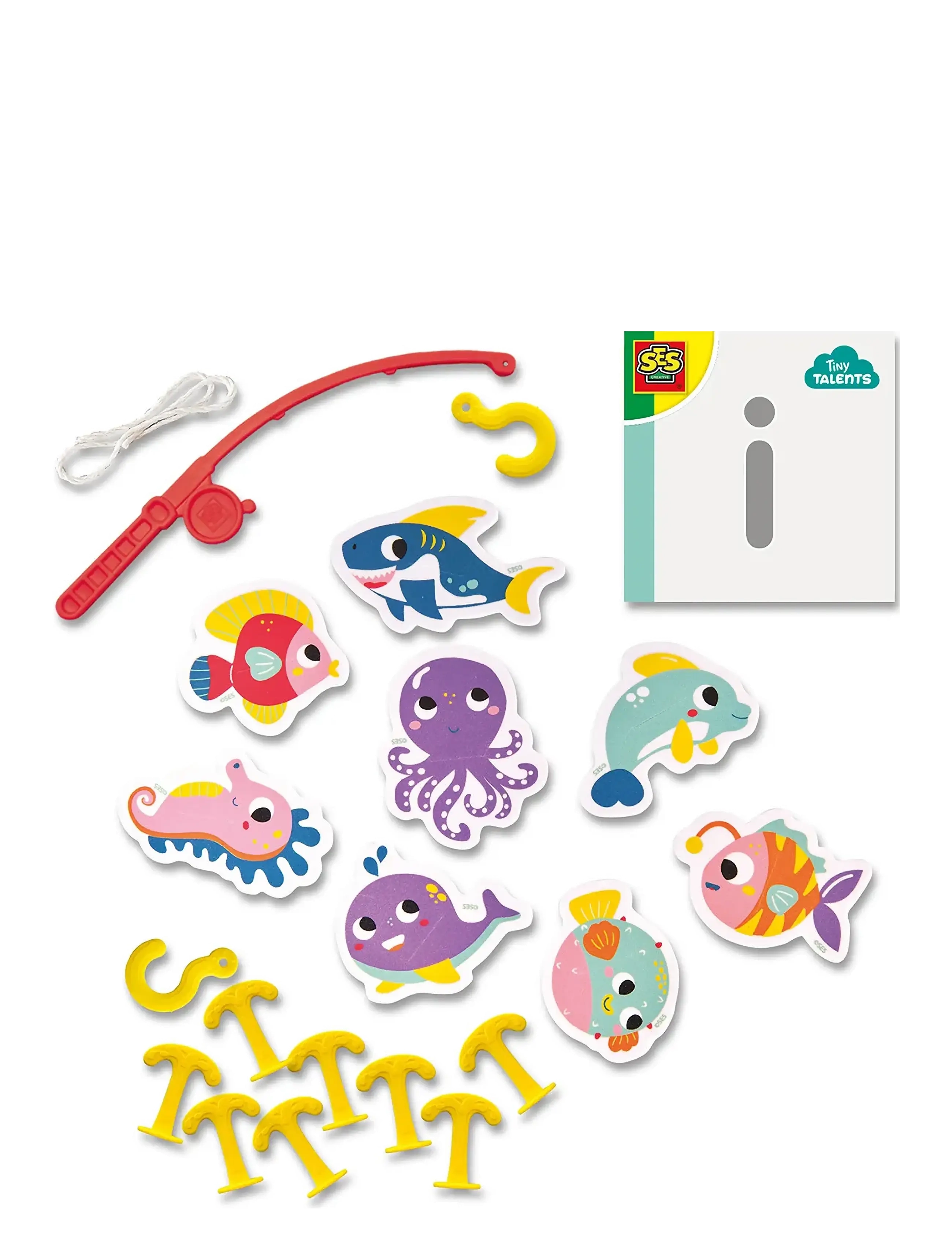 SES Creative - Bath Time - Fishing Fun - badelegetøj - multi - 2