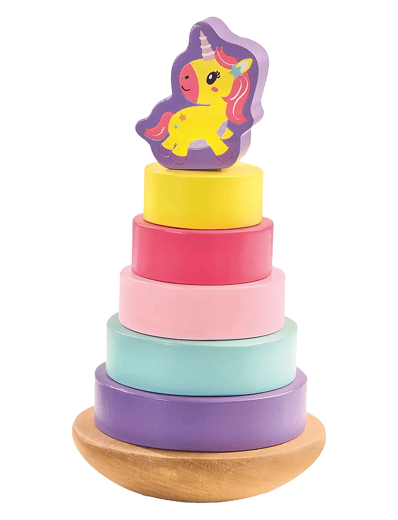 SES Creative - Stacking Tower - Unicorn - stapelklötze - multi - 2