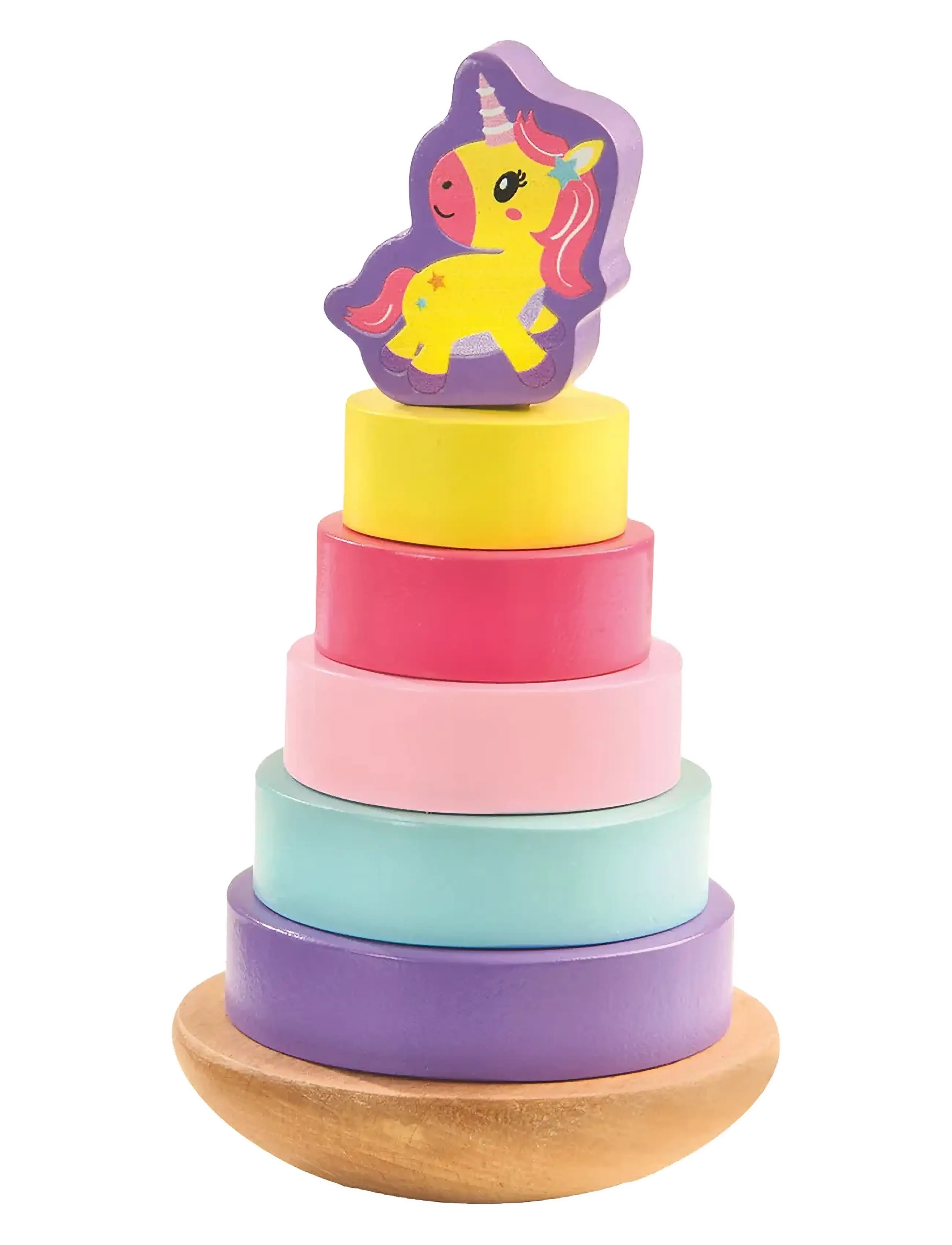 SES Creative - Stacking Tower - Unicorn - blocs à empiler - multi - 2