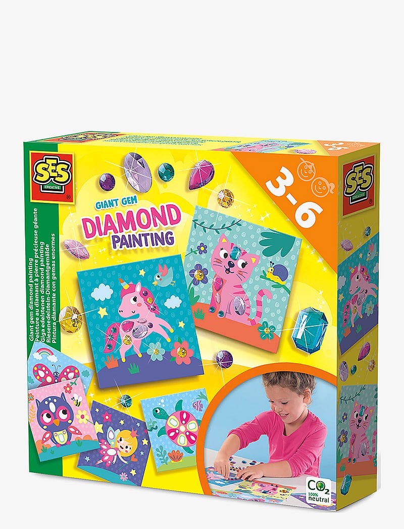 SES Creative - Diamond Painting - Giant Gems - bastelset - multi - 0