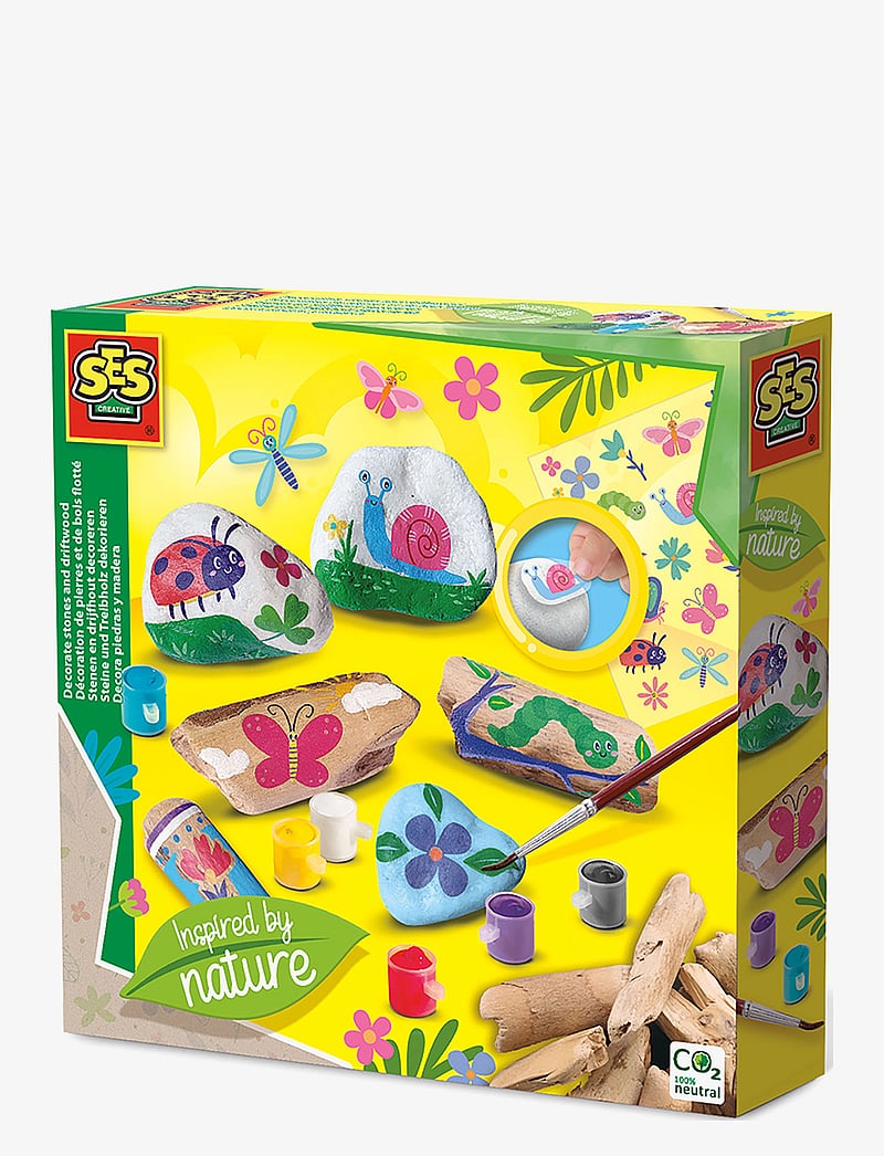 SES Creative - Decorate Stones and Driftwood - bastelset - multi - 0