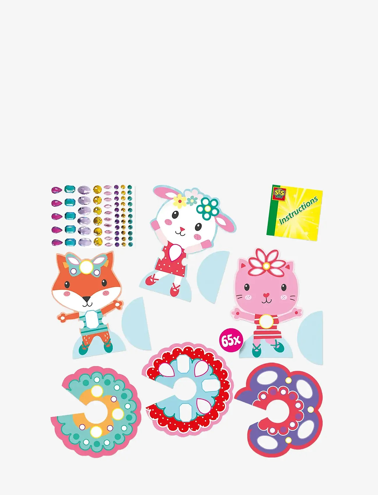 SES Creative - Diamond Painting - Diamond Dancers - käsitöökomplekt - multi - 2