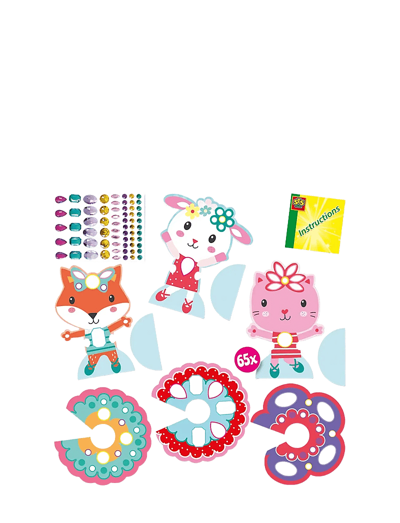 SES Creative - Diamond Painting - Diamond Dancers - käsitöökomplekt - multi - 2